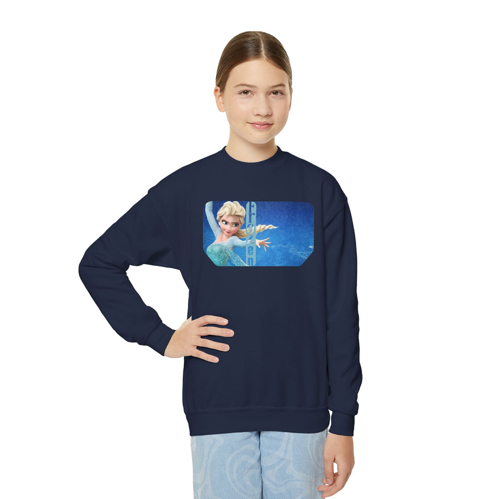 Frozen Elsa Youth Crewneck Sweatshirt