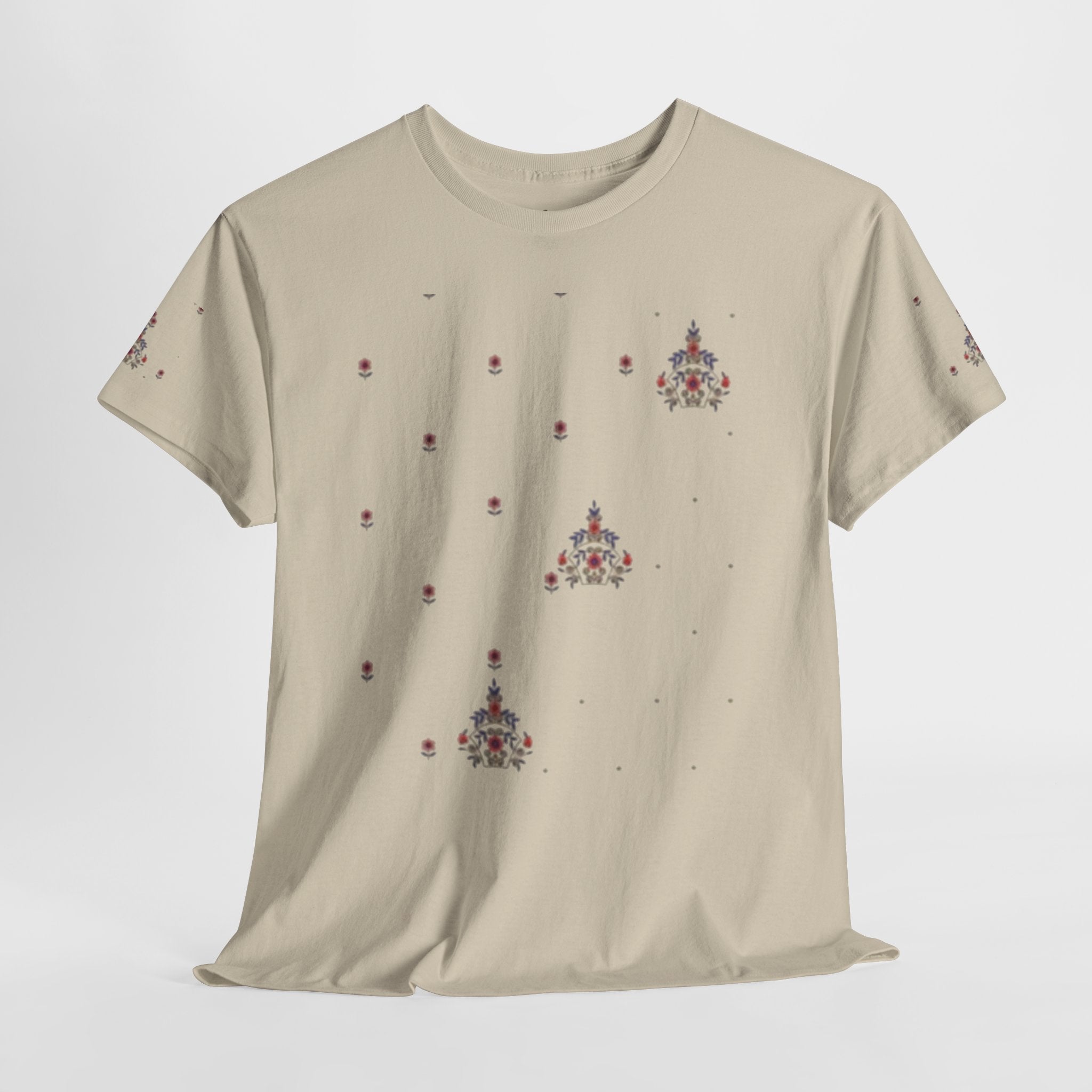Space Invader Floral Tee — Retro Pixel Shooter Graphic T‑Shirt