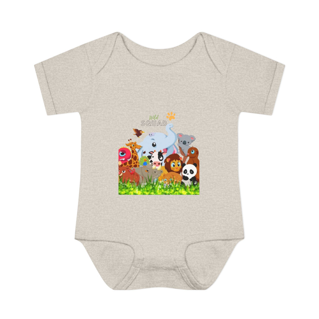 Cute Animal Print Infant Bodysuit - Adorable Baby Gift