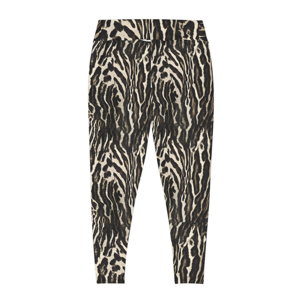 Wild Print Plus Size Leggings for Comfort & Style