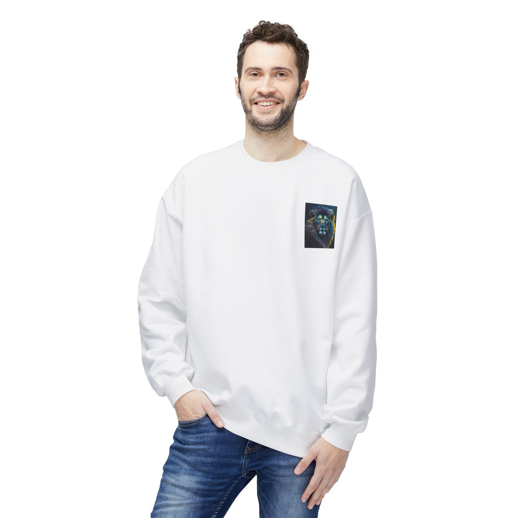 Vibrant Lion Crewneck Sweatshirt, Cozy Fleece Sweatshirt for Animal Lovers, Gift for Wildlife Enthusiasts, Stylish Casual Wear, [...]