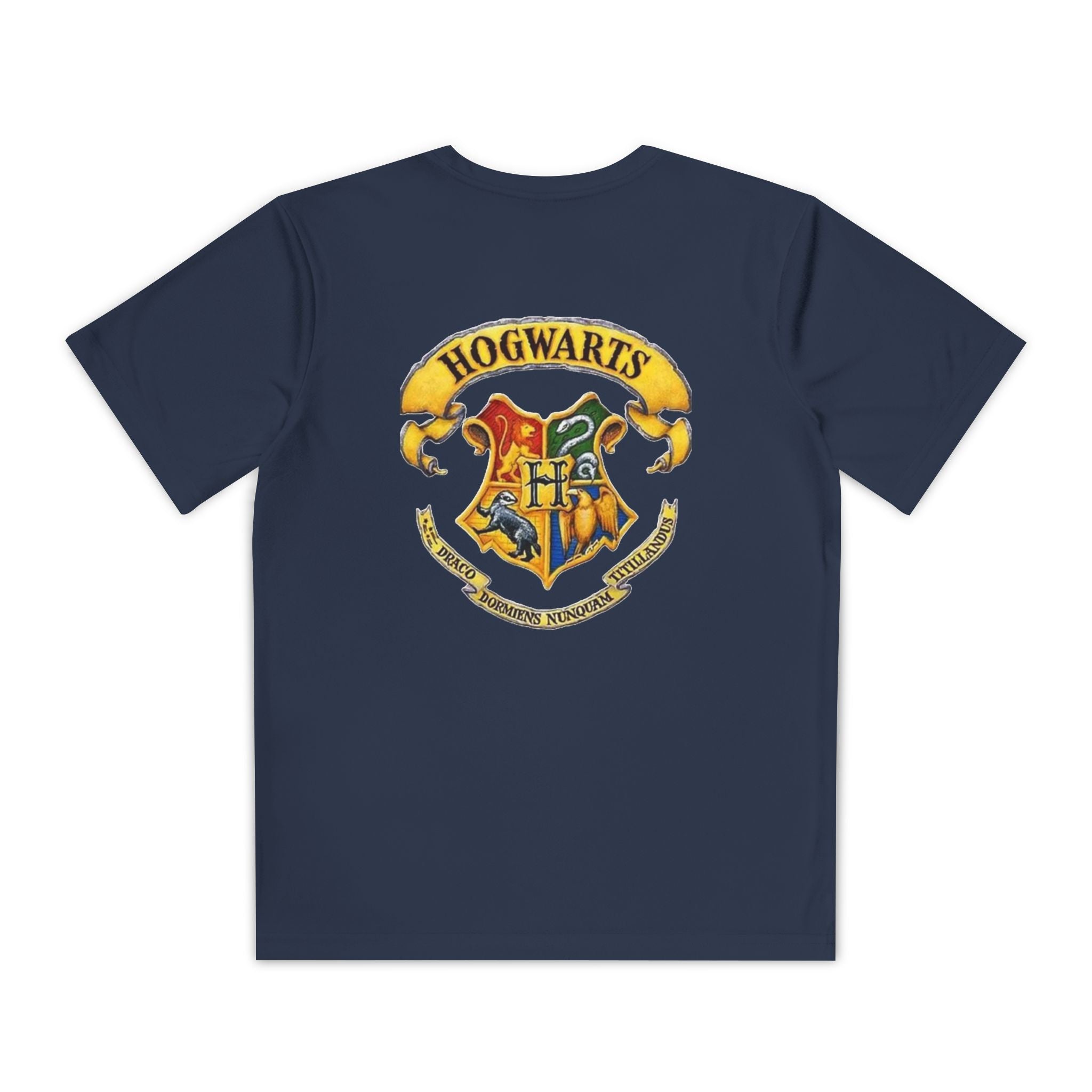 Harry Potter Youth Tee — Hogwarts Crest Back Graphic