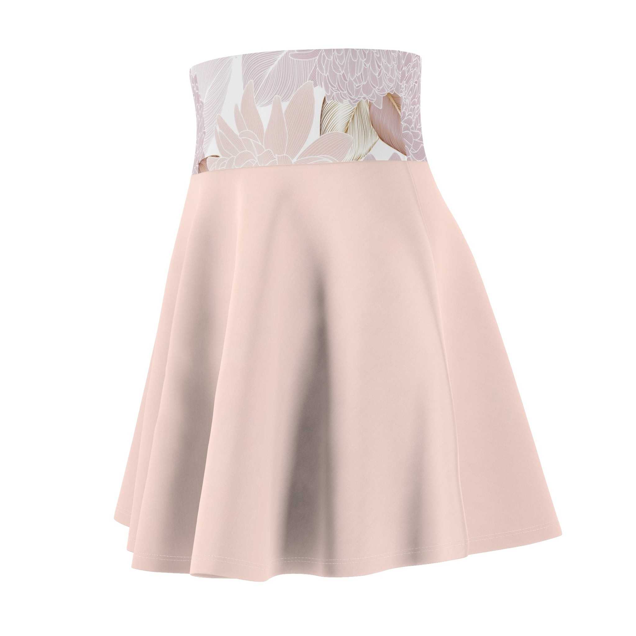 Floral Women's Skater Skirt - Perfect for Spring & Summer Occasions