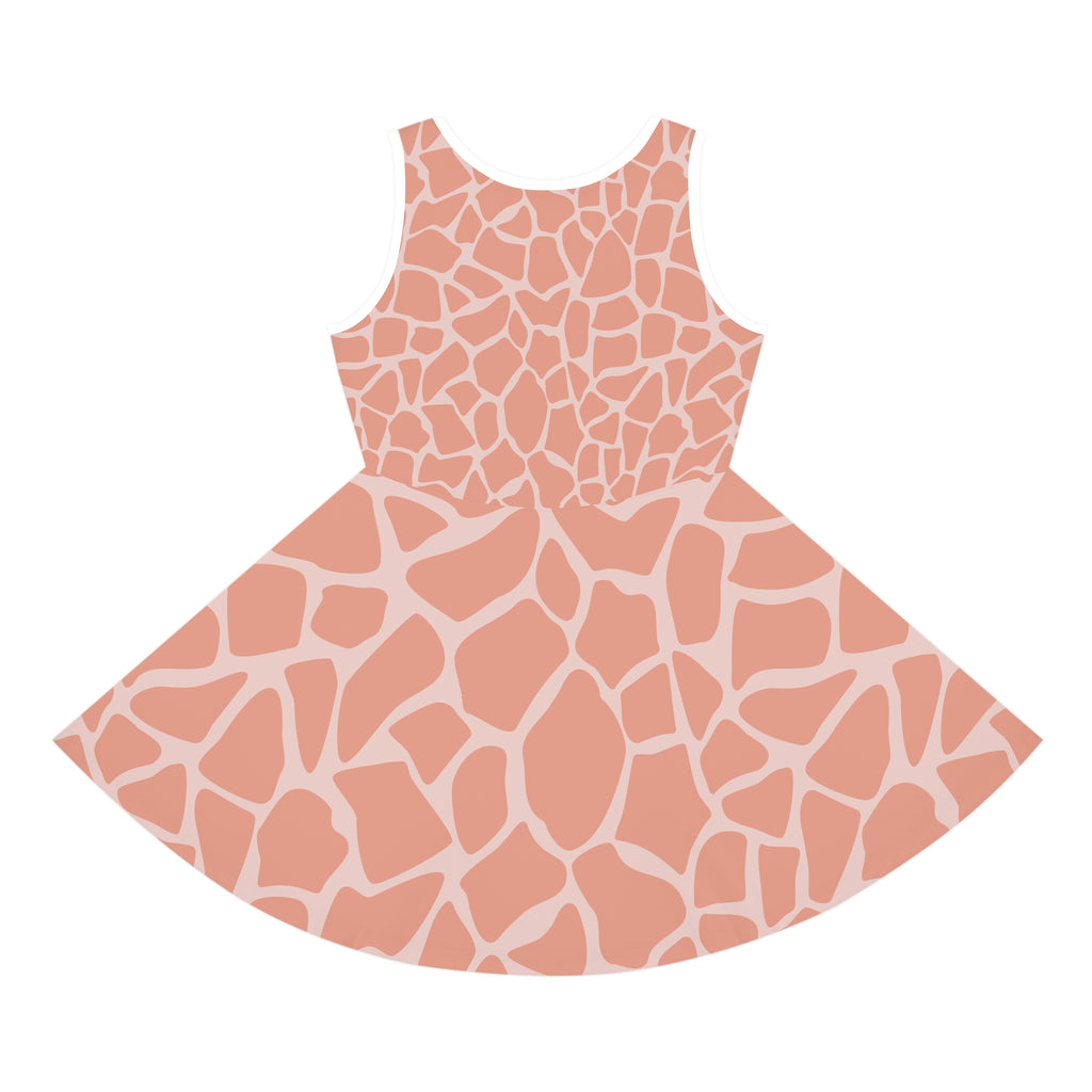 Girls' Giraffe Print Sundress - Fun & Stylish Summer Dress