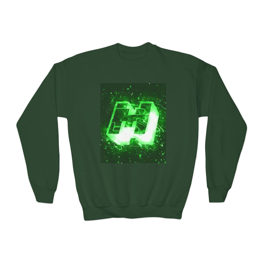 Glow-in-the-Dark Youth Crewneck Sweatshirt