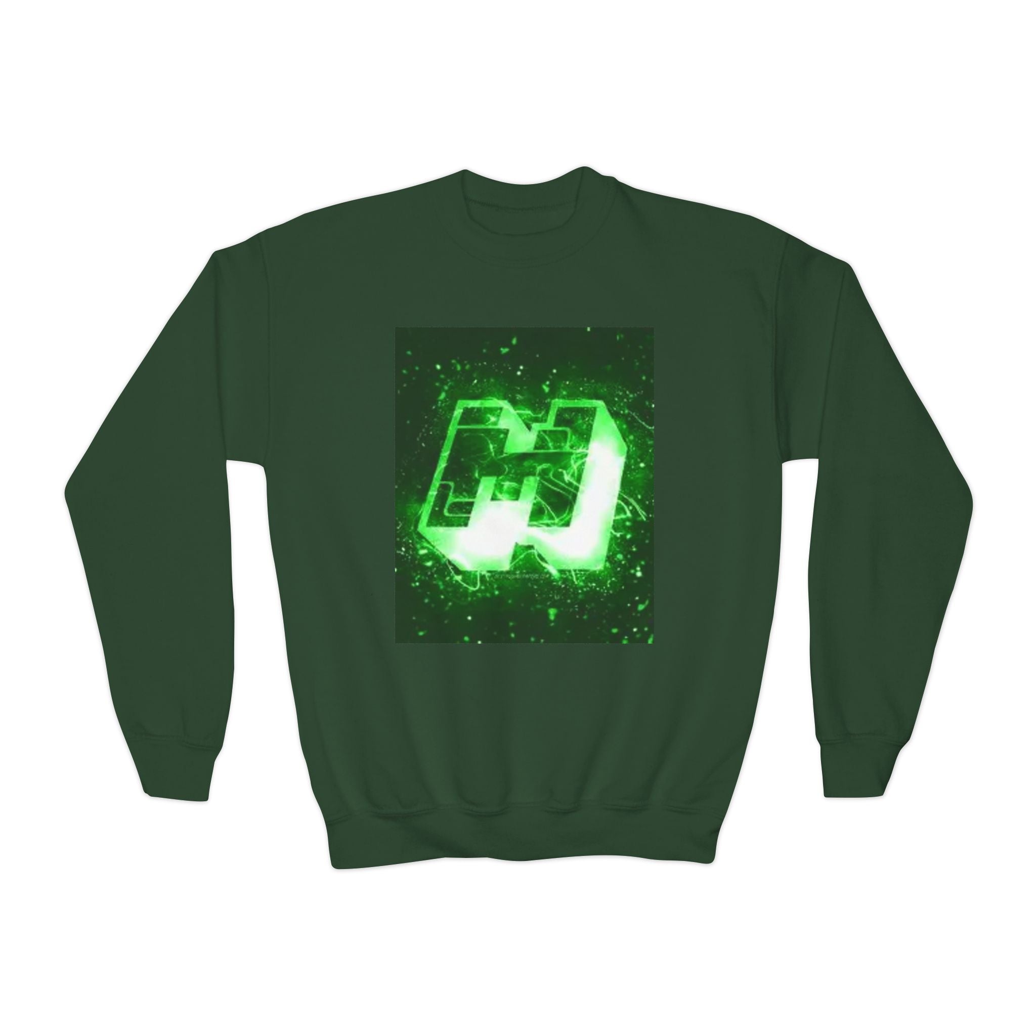 Glow-in-the-Dark Youth Crewneck Sweatshirt