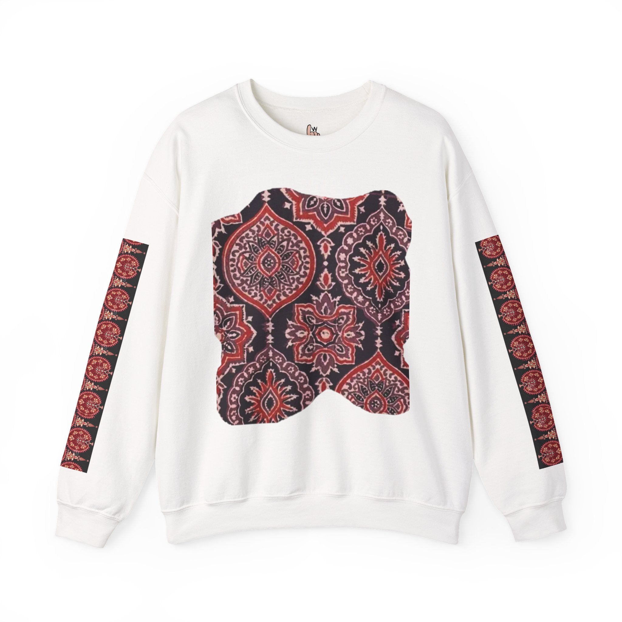 Stylish Boho Crewneck Sweatshirt - Cozy Layer, Unisex Fashion, Fall Essential, Unique Gift, Casual Lifestyle