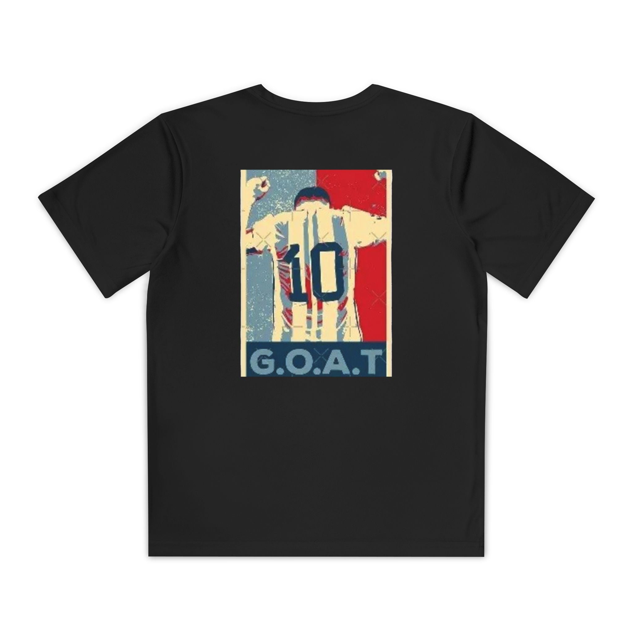 Youth Soccer Graphic Tee - Messi & GOAT Designs