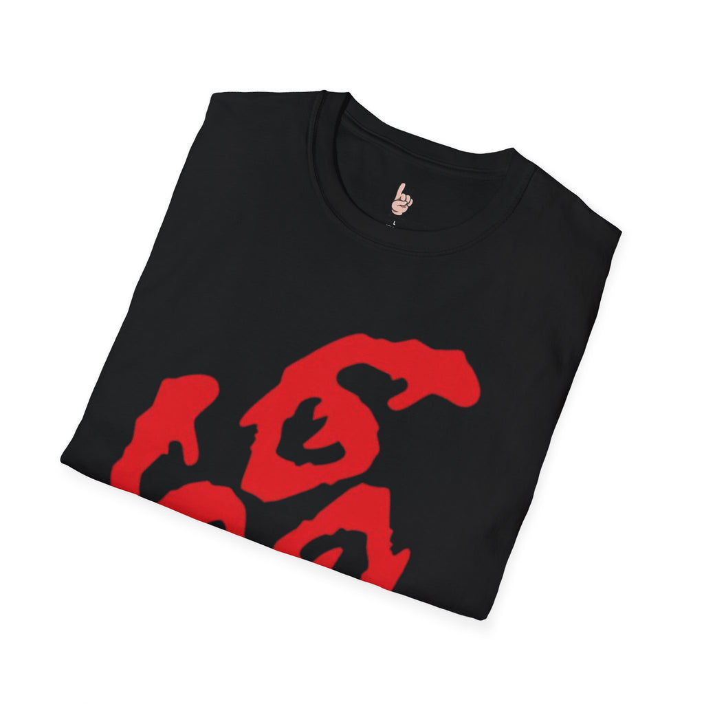 Unisex Graphic T-Shirt - Red 666 Design, Perfect for Edgy Streetwear