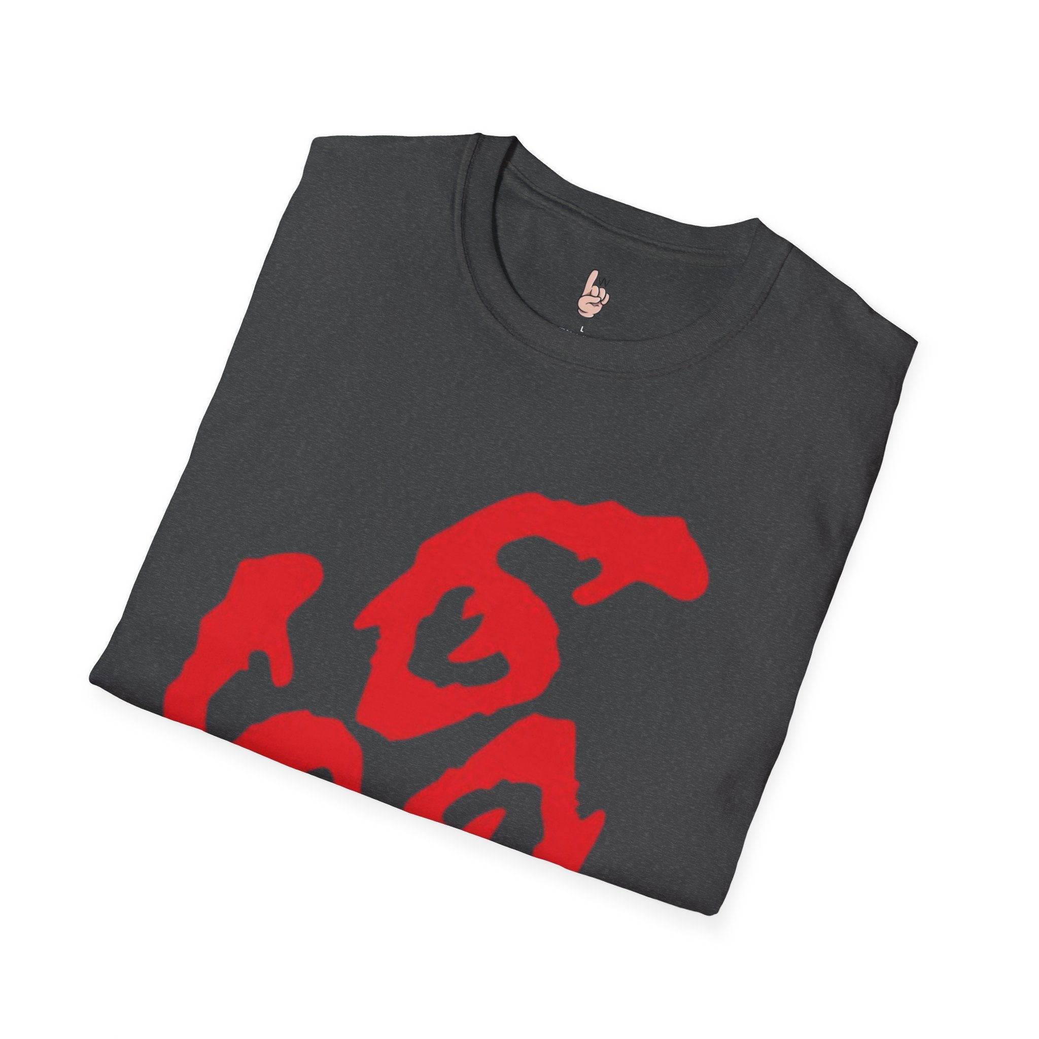 Unisex Graphic T-Shirt - Red 666 Design, Perfect for Edgy Streetwear