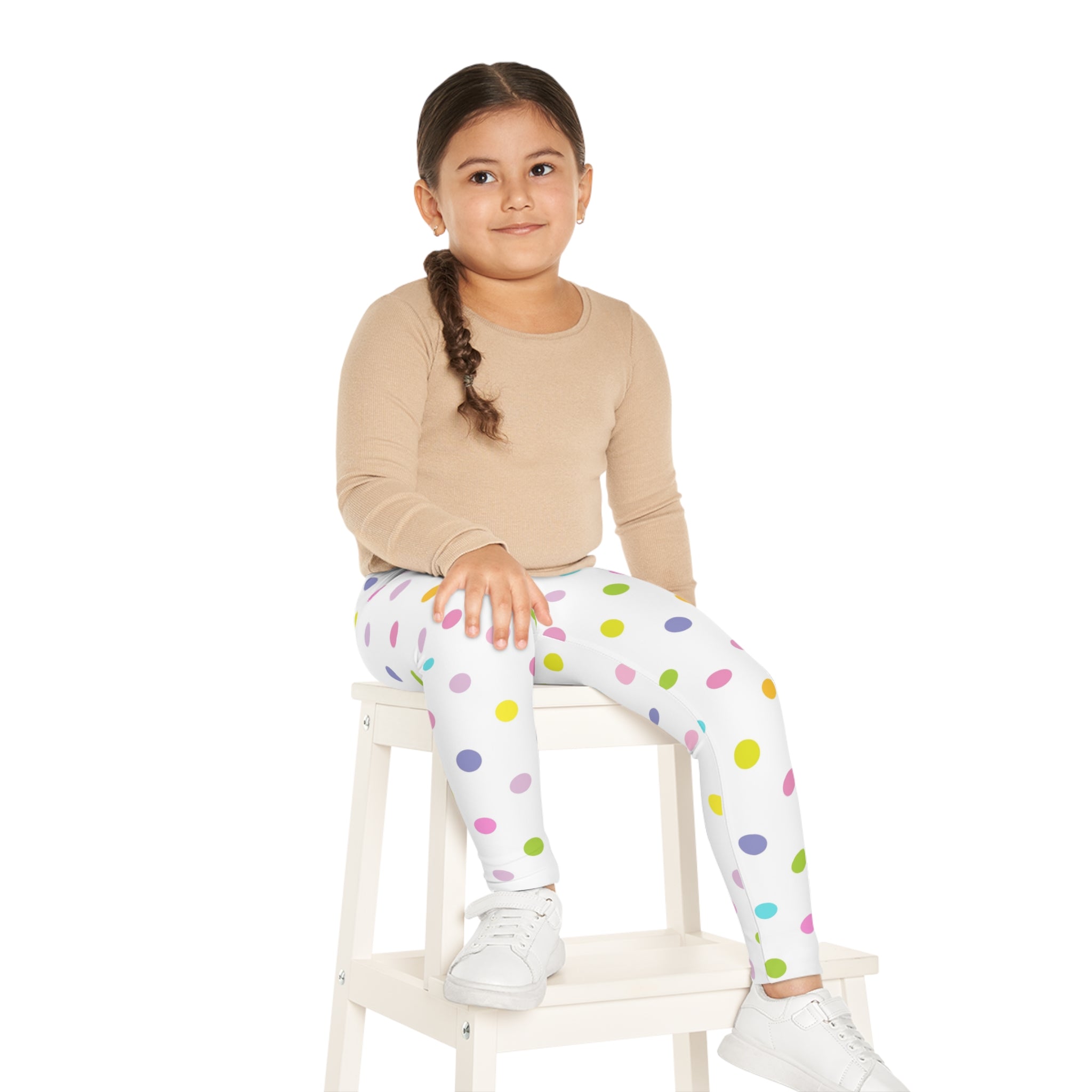 Colorful Polka Dot Kids Leggings