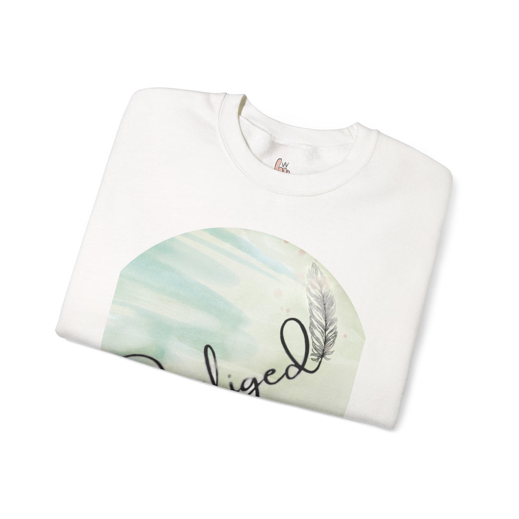 Chic Watercolor Crewneck Sweatshirt - Cozy Fashion, Unisex Design