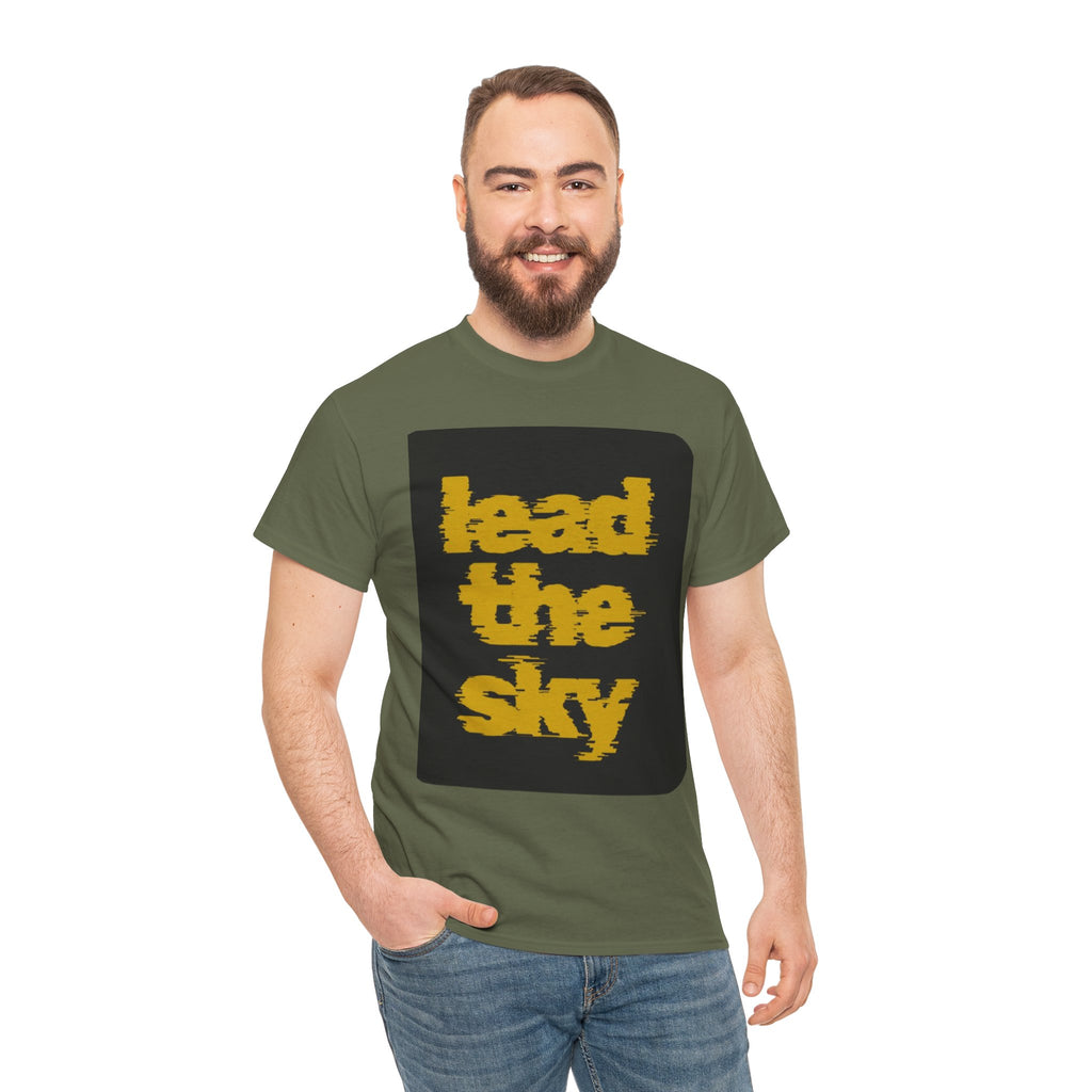 Eagle Graphic Unisex Heavy Cotton Tee - Lead The Sky