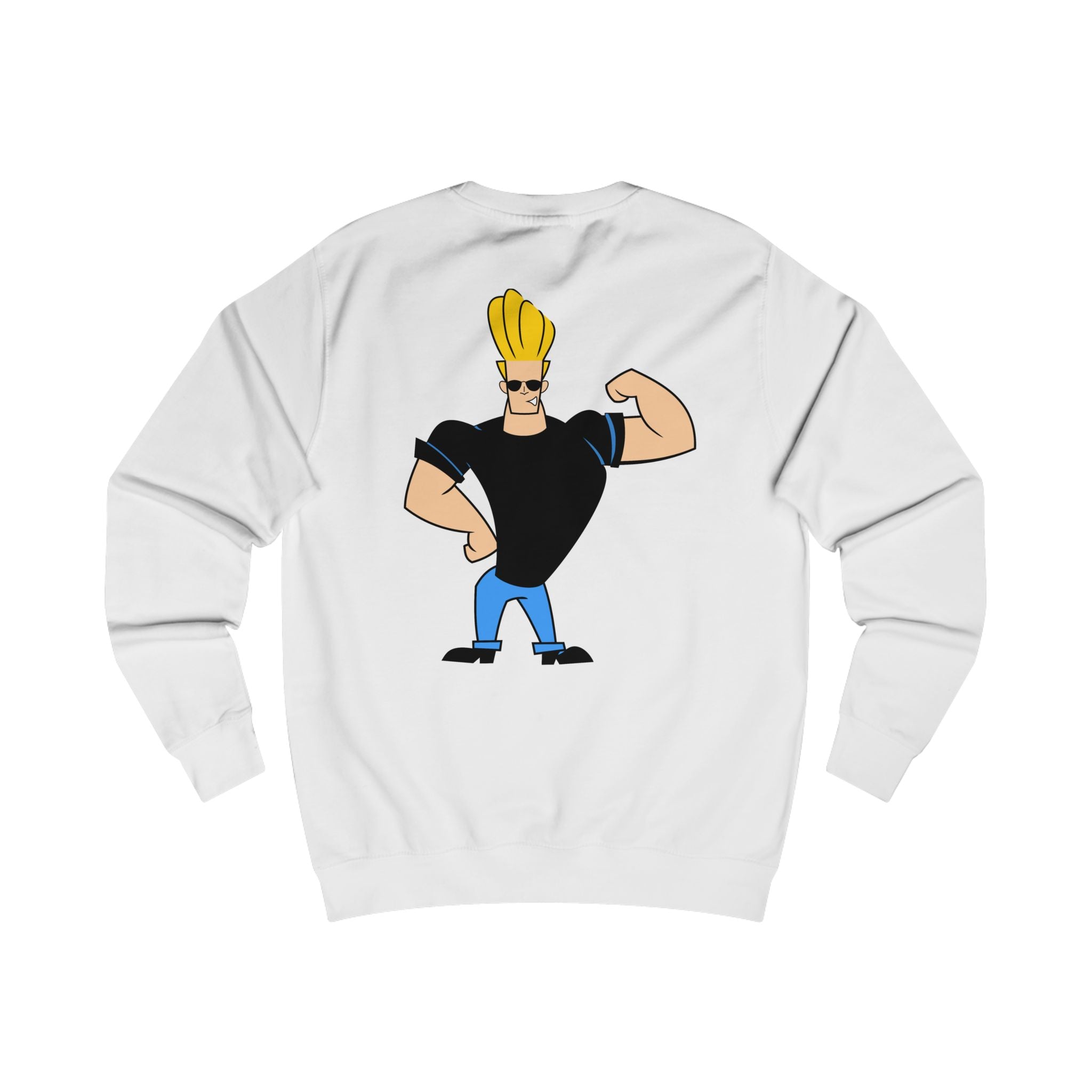 Trendy Johnny Bravo Sweatshirt, Pop Culture Apparel, Fun Graphic Top, Unisex Gift, Casual Wear, Conversation Starter
