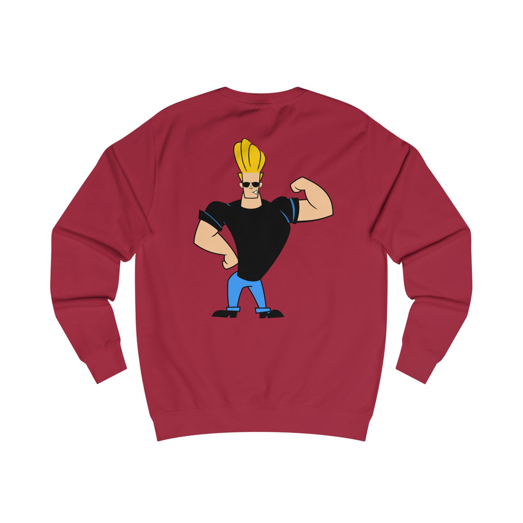 Trendy Johnny Bravo Sweatshirt, Pop Culture Apparel, Fun Graphic Top, Unisex Gift, Casual Wear, Conversation Starter