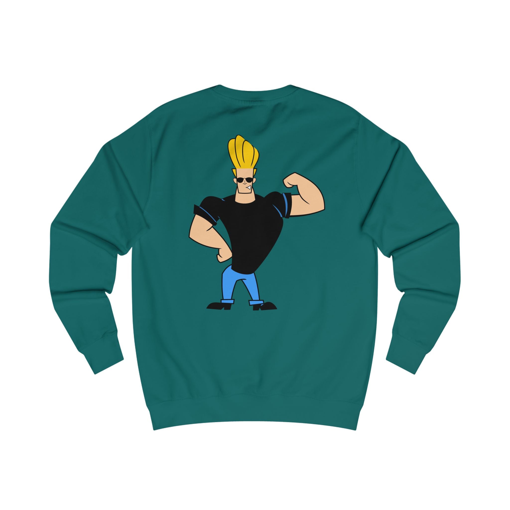 Trendy Johnny Bravo Sweatshirt, Pop Culture Apparel, Fun Graphic Top, Unisex Gift, Casual Wear, Conversation Starter