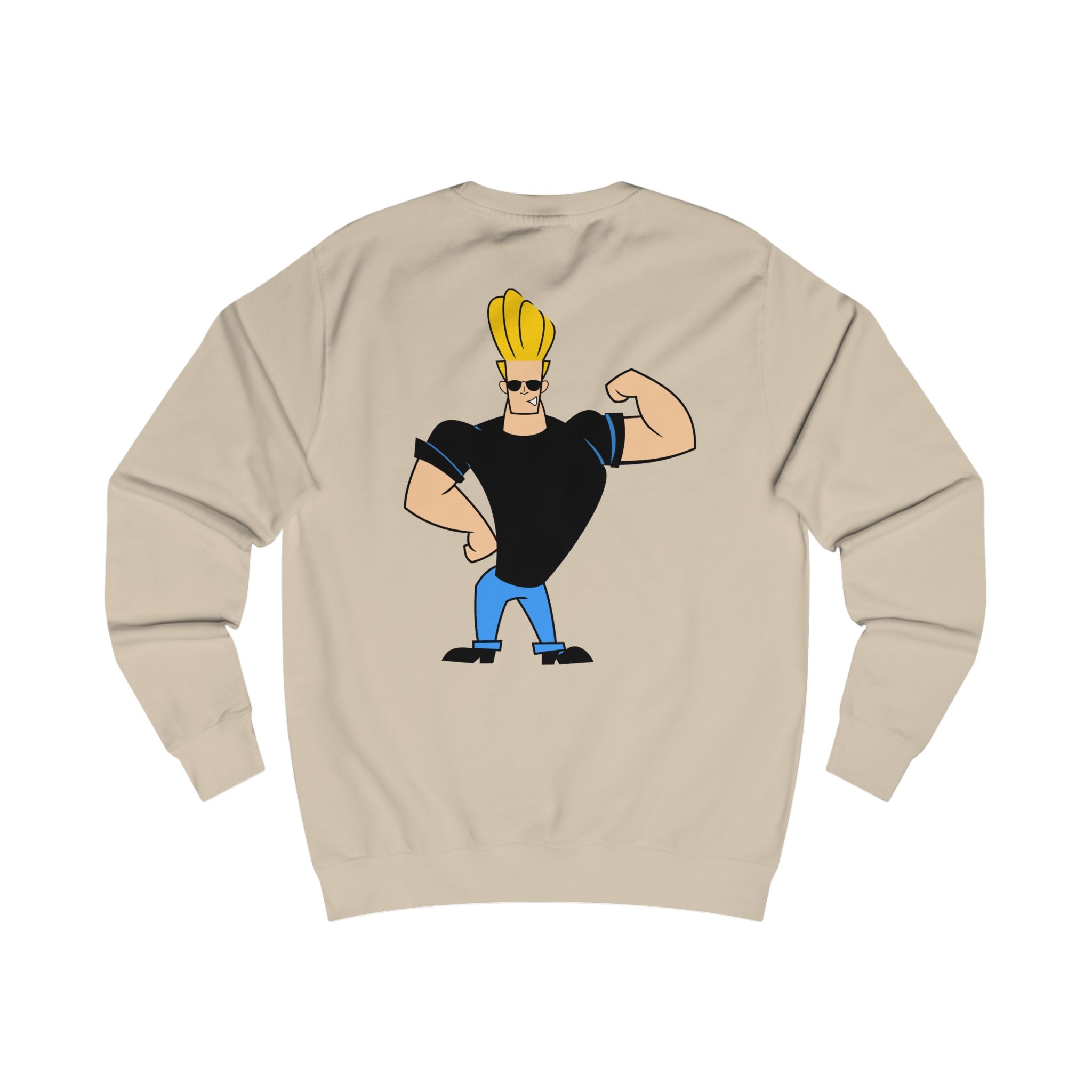 Trendy Johnny Bravo Sweatshirt, Pop Culture Apparel, Fun Graphic Top, Unisex Gift, Casual Wear, Conversation Starter