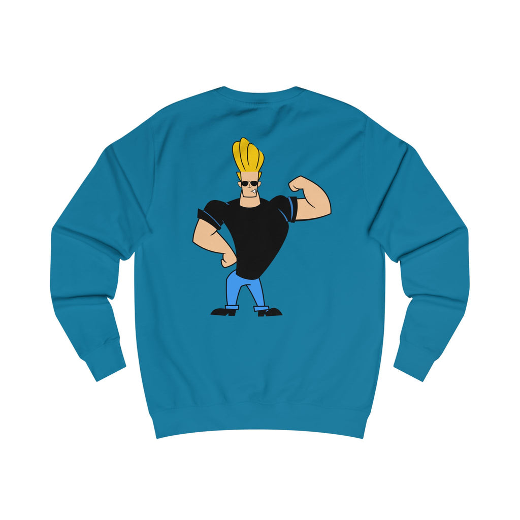 Trendy Johnny Bravo Sweatshirt, Pop Culture Apparel, Fun Graphic Top, Unisex Gift, Casual Wear, Conversation Starter