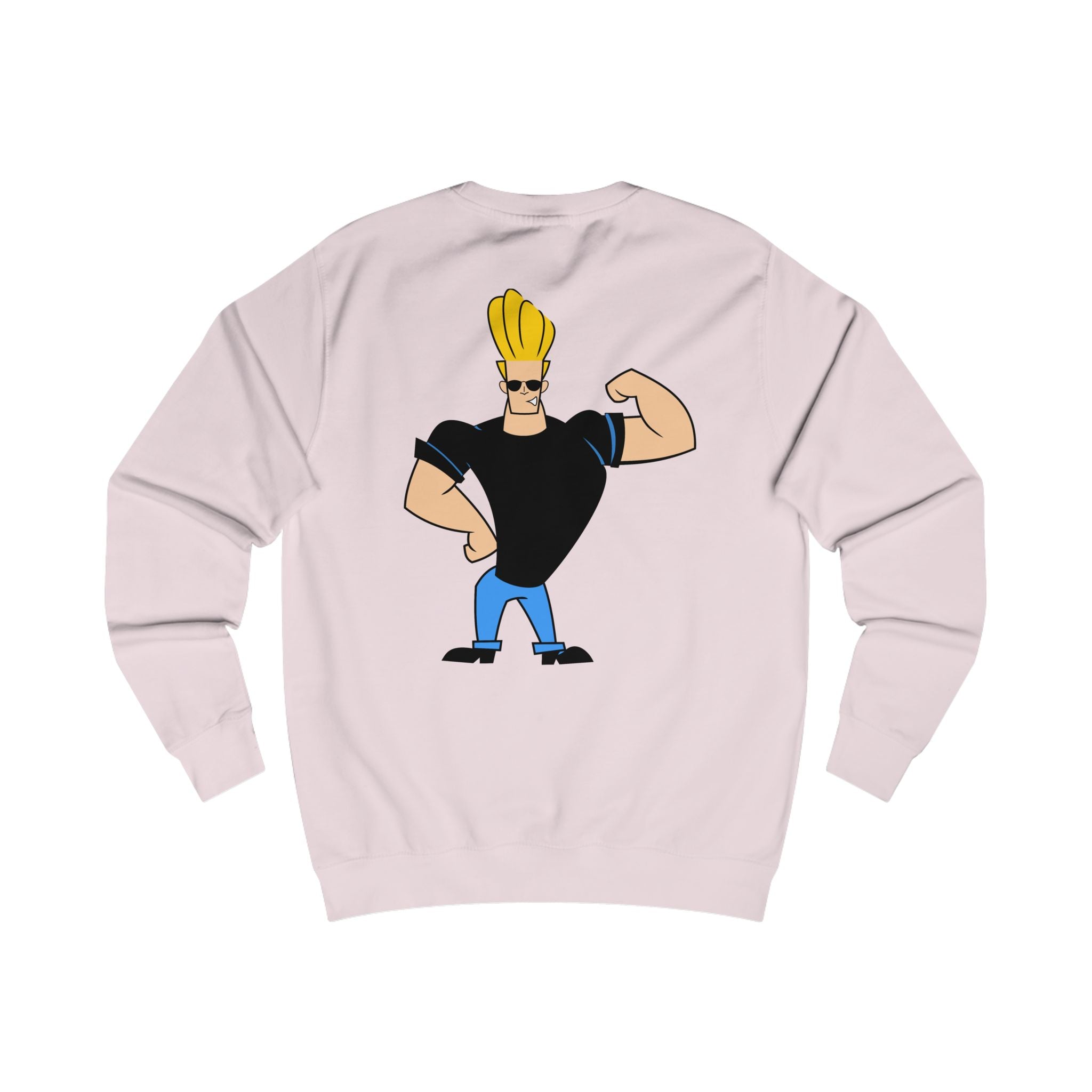 Trendy Johnny Bravo Sweatshirt, Pop Culture Apparel, Fun Graphic Top, Unisex Gift, Casual Wear, Conversation Starter