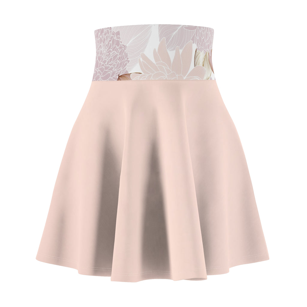 Floral Women's Skater Skirt - Perfect for Spring & Summer Occasions