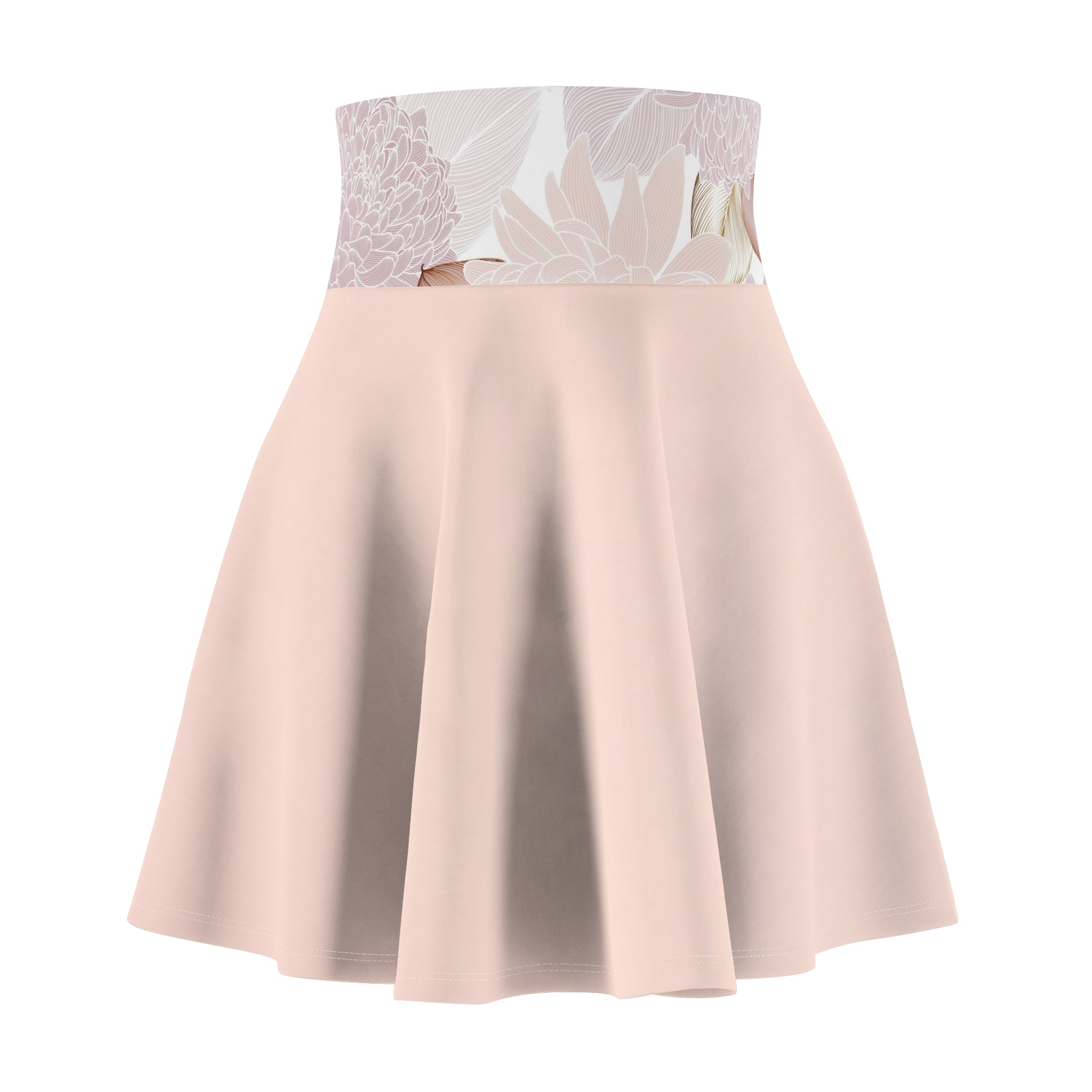 Floral Women's Skater Skirt - Perfect for Spring & Summer Occasions