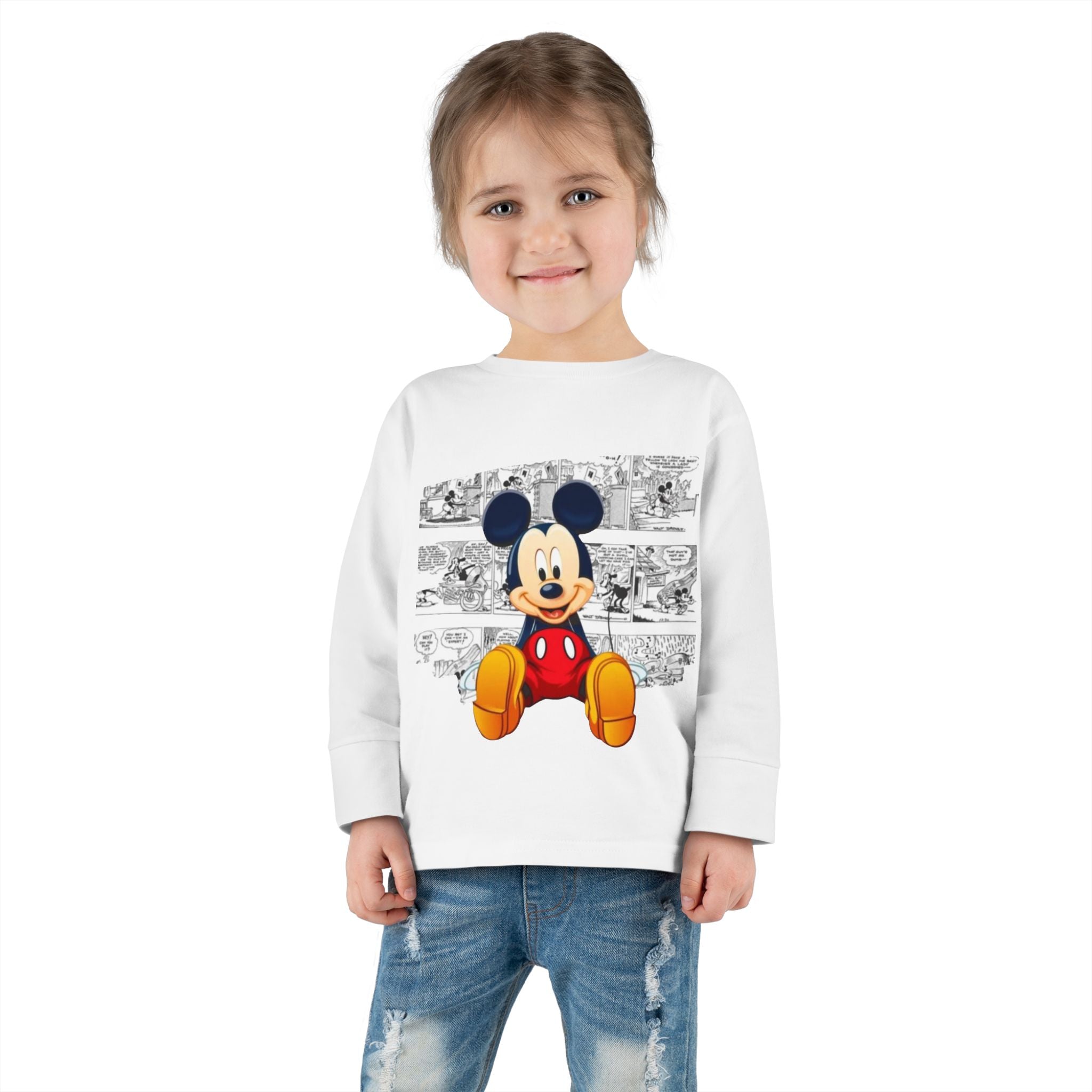 Mickey Mouse Toddler Long Sleeve Tee - Fun and Cozy Casual Wear