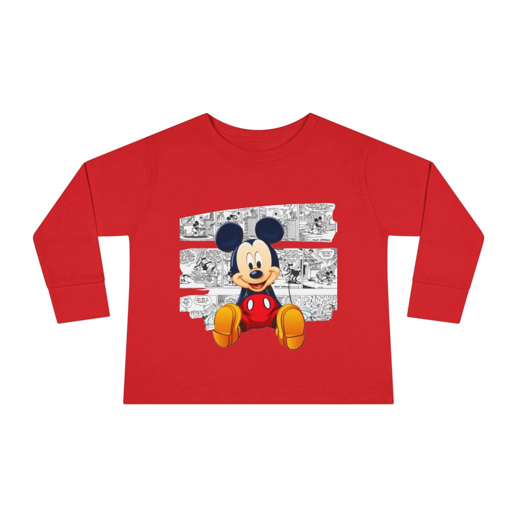 Mickey Mouse Toddler Long Sleeve Tee - Fun and Cozy Casual Wear