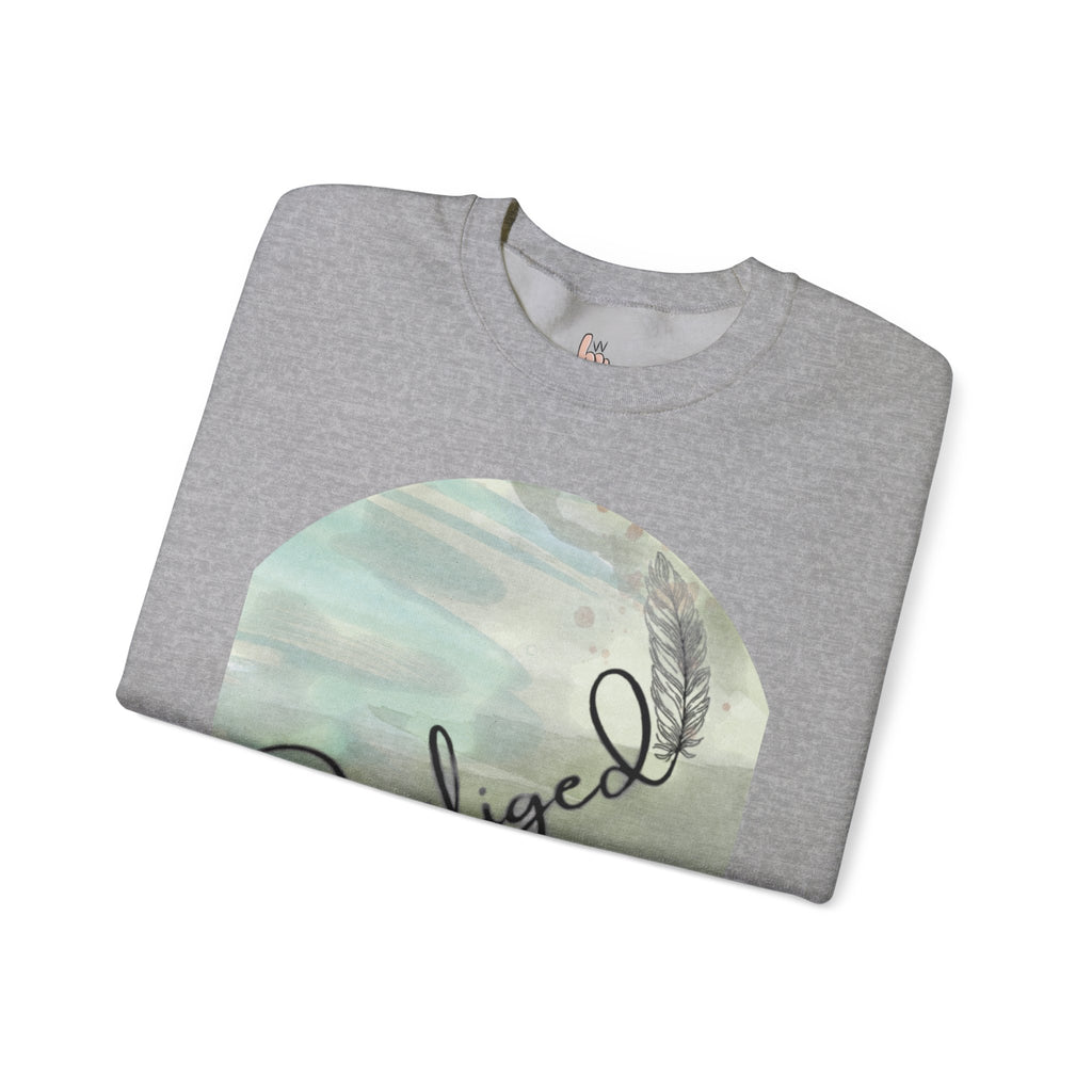 Chic Watercolor Crewneck Sweatshirt - Cozy Fashion, Unisex Design