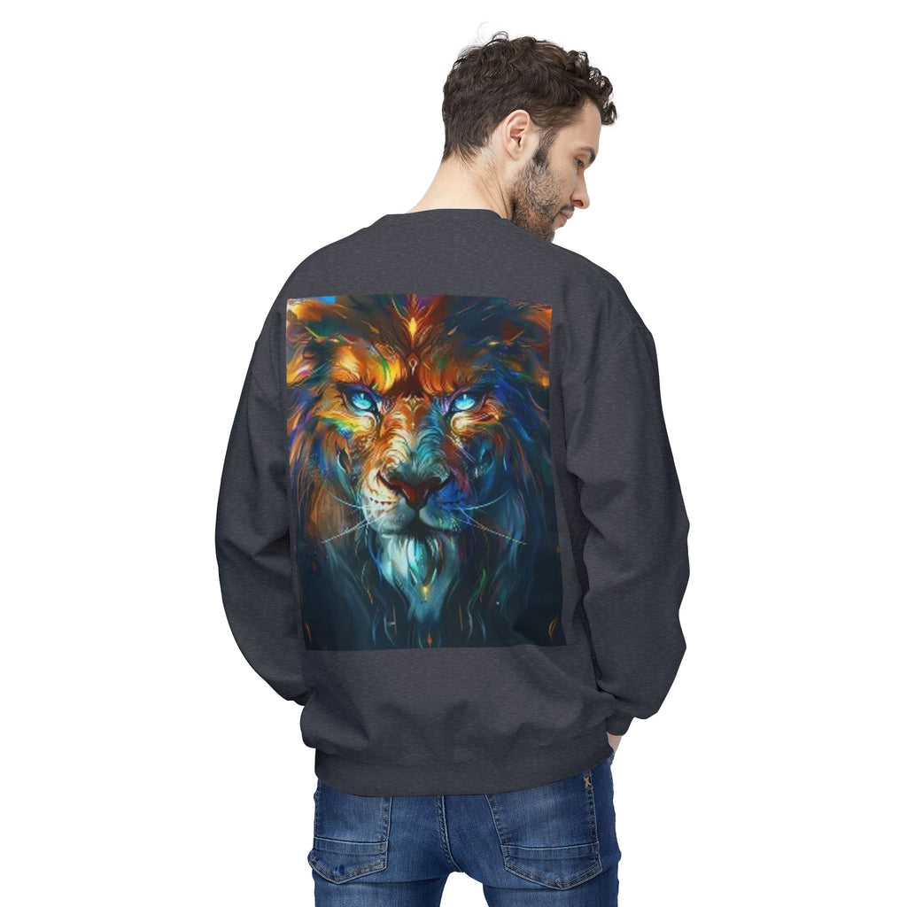 Vibrant Lion Crewneck Sweatshirt, Cozy Fleece Sweatshirt for Animal Lovers, Gift for Wildlife Enthusiasts, Stylish Casual Wear, [...]