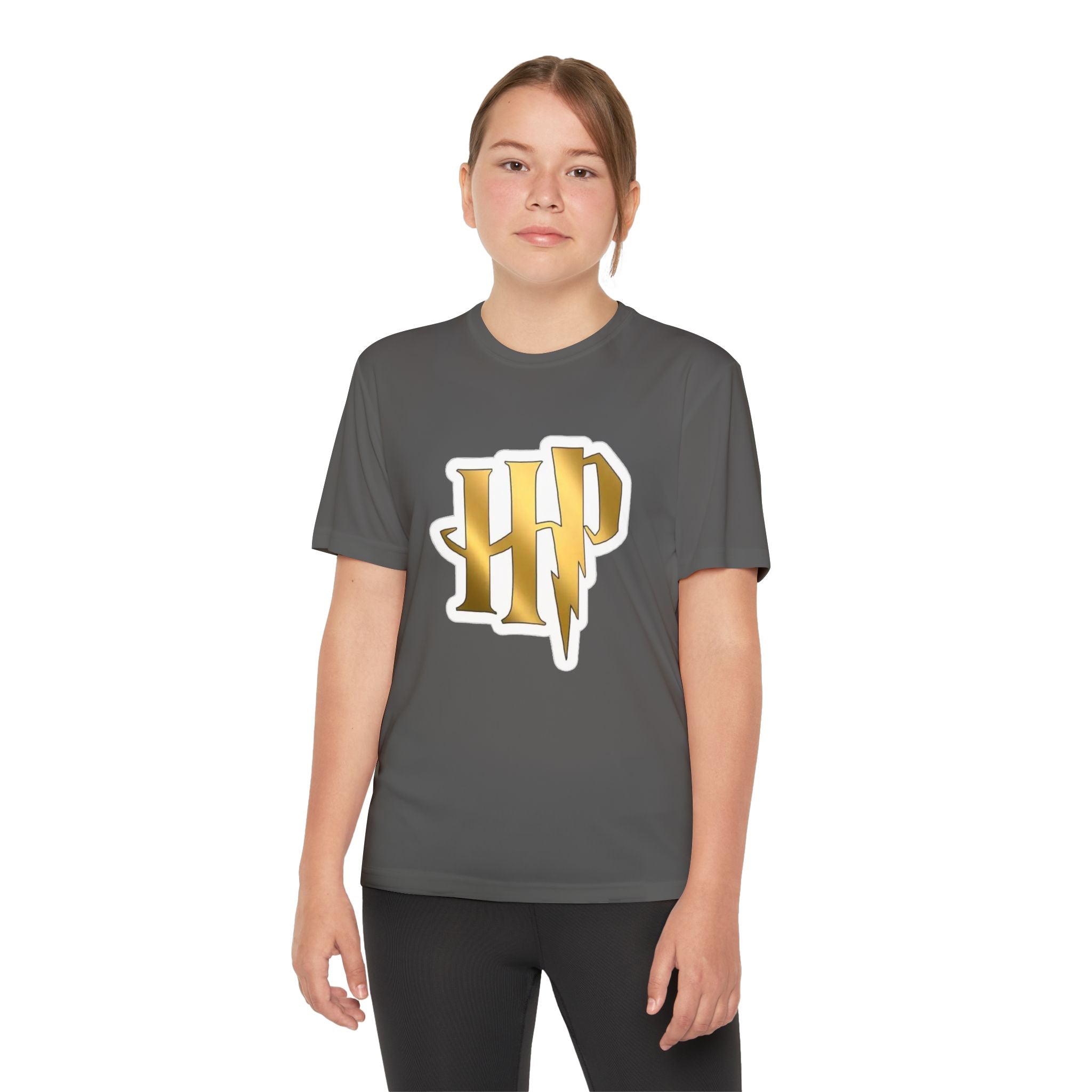 Harry Potter Youth Tee — Hogwarts Crest Back Graphic
