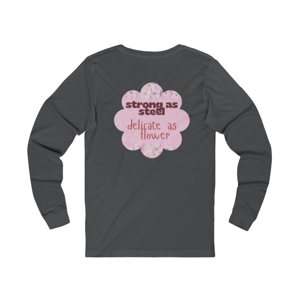 Empowered Women's Long Sleeve Tee, Girl Power Tee, Feminist Shirt, Spring Fashion, Gift for Her, Casual Wear