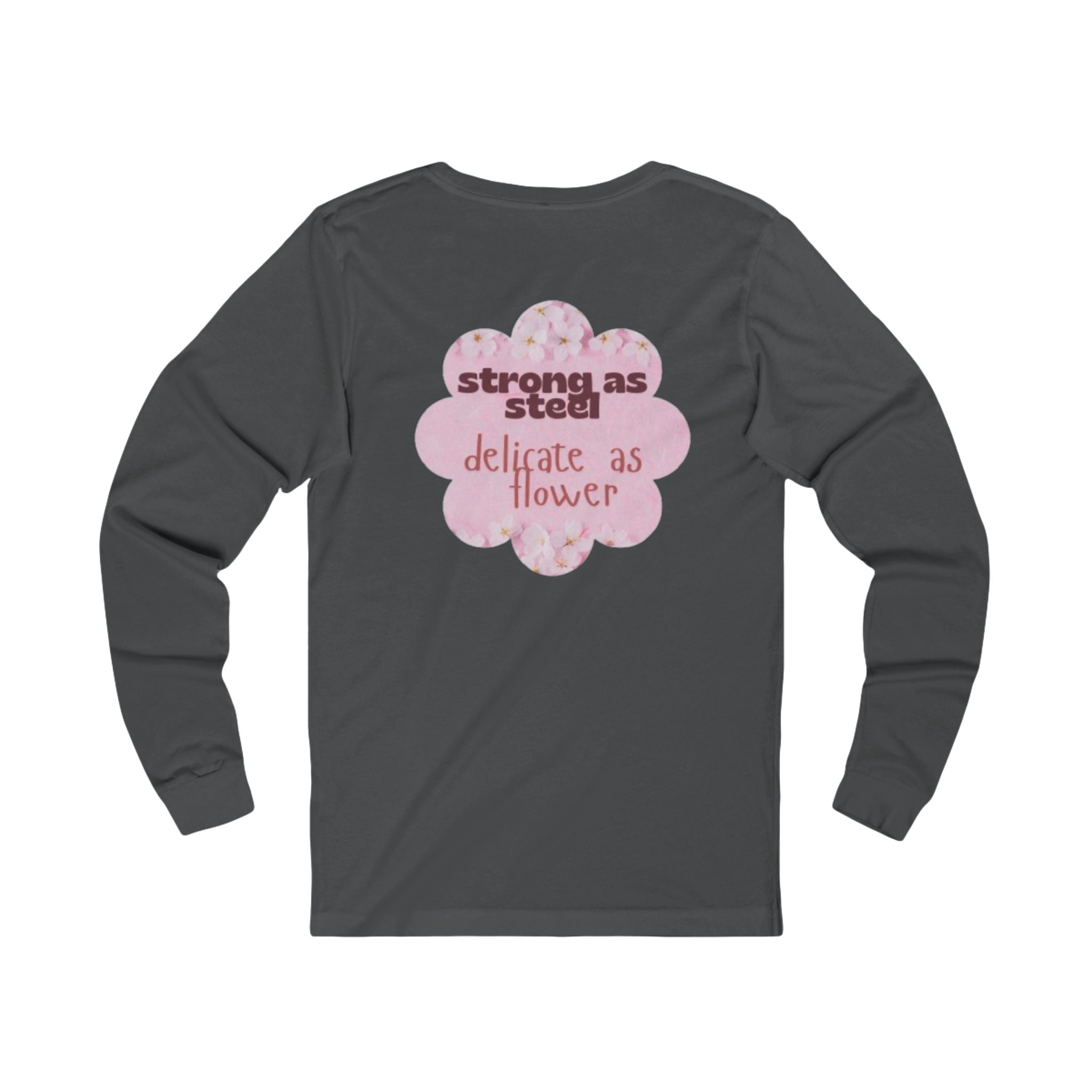 Empowered Women's Long Sleeve Tee, Girl Power Tee, Feminist Shirt, Spring Fashion, Gift for Her, Casual Wear