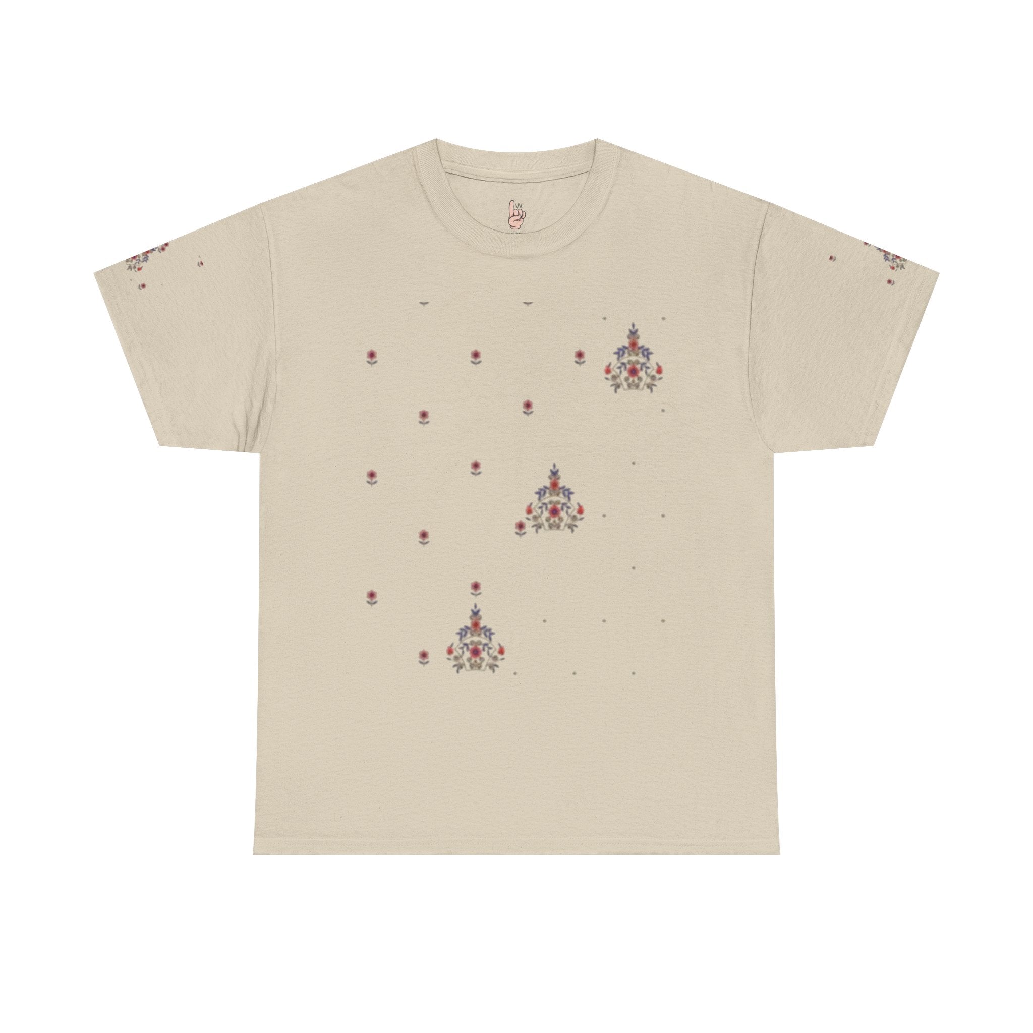 Space Invader Floral Tee — Retro Pixel Shooter Graphic T‑Shirt