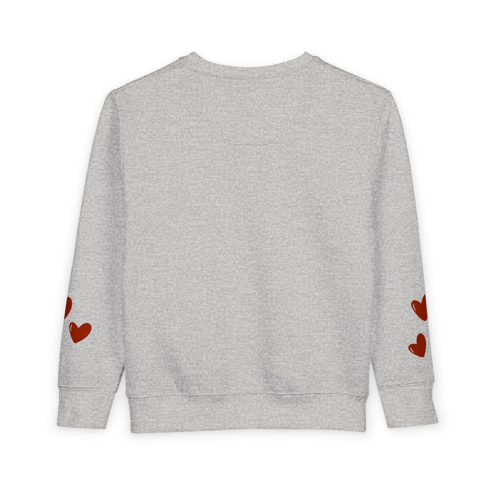 Toddler Sweatshirt - "Granny Is My Bestie" Cute Heart Sleeve Grandma Gift