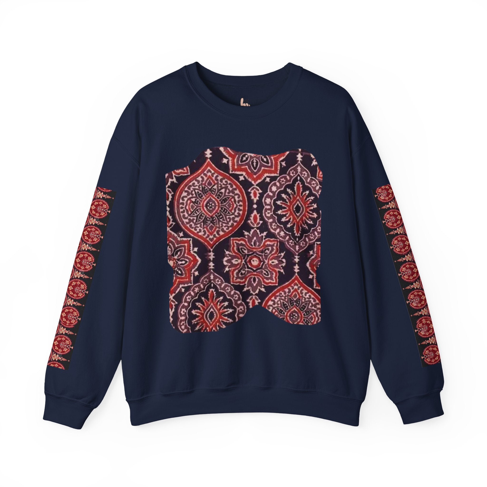 Stylish Boho Crewneck Sweatshirt - Cozy Layer, Unisex Fashion, Fall Essential, Unique Gift, Casual Lifestyle
