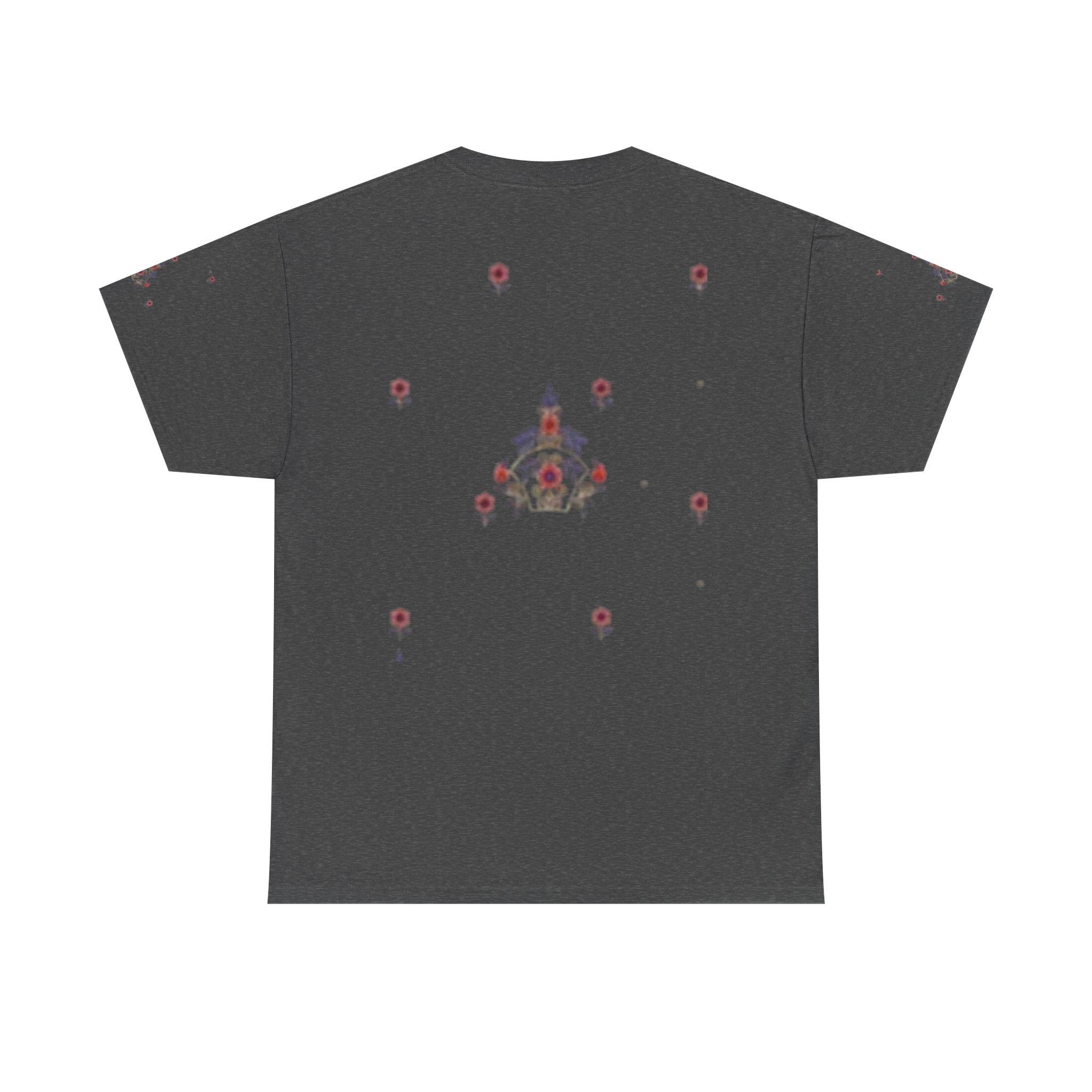 Space Invader Floral Tee — Retro Pixel Shooter Graphic T‑Shirt