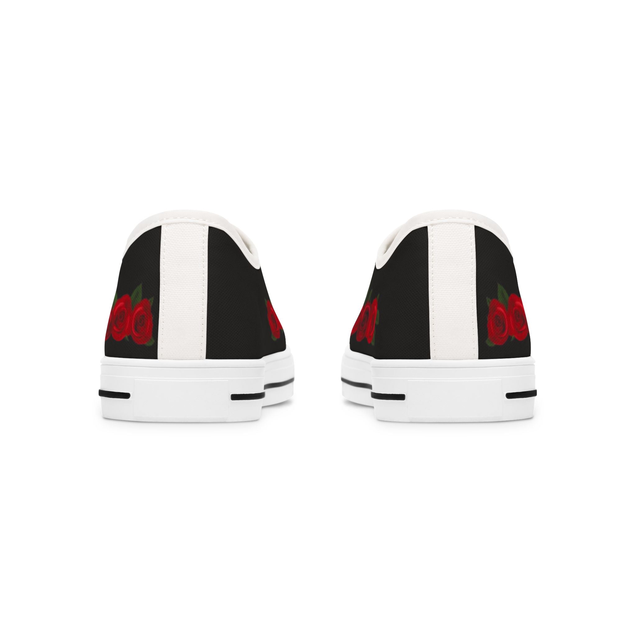 Chic Floral Women’s Low Top Sneakers