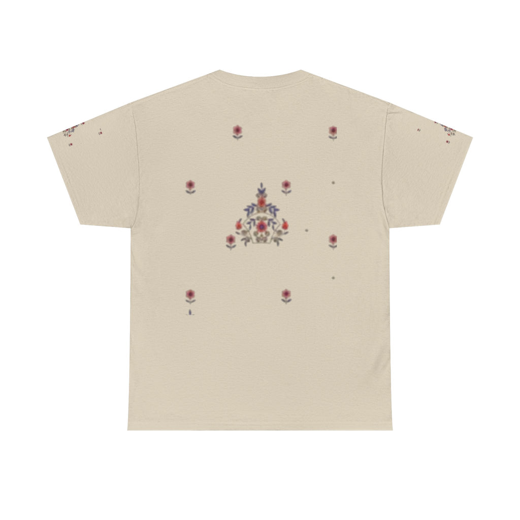 Space Invader Floral Tee — Retro Pixel Shooter Graphic T‑Shirt