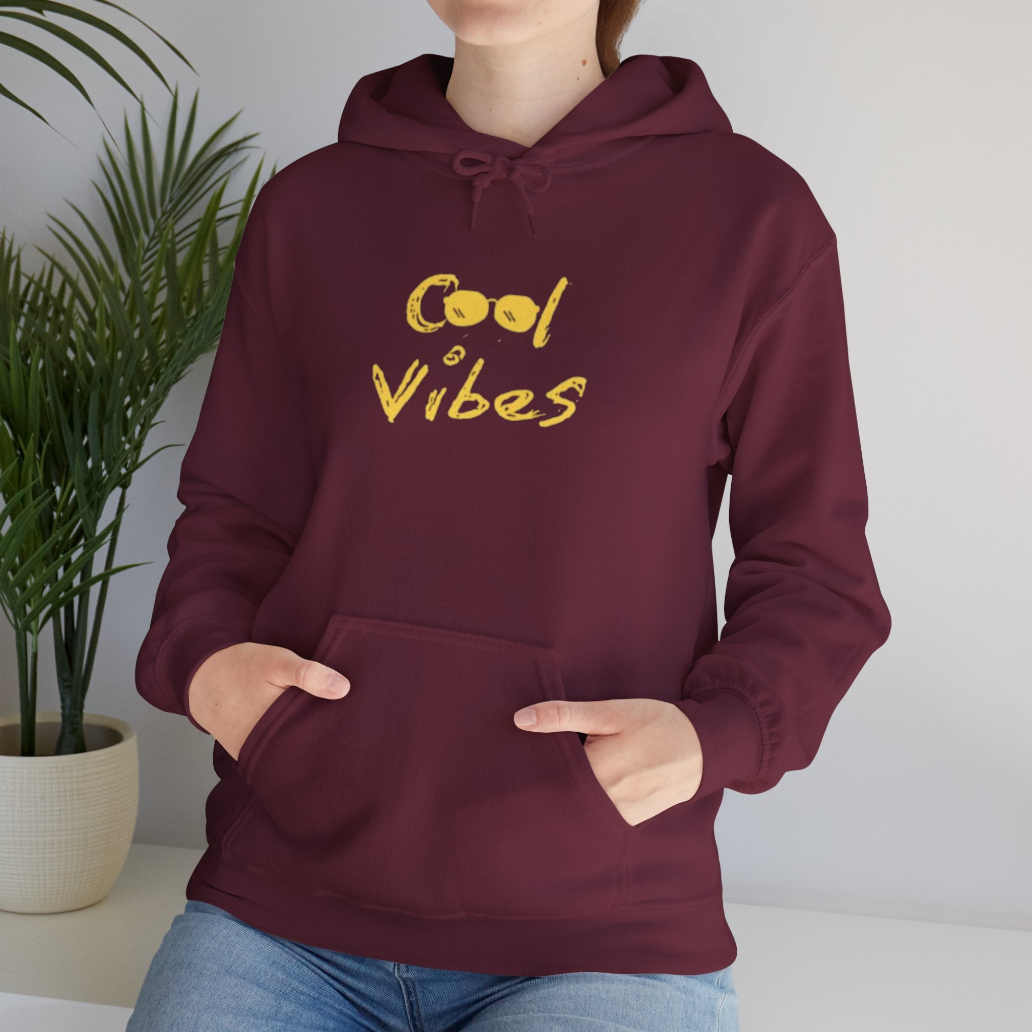 Cool Vibes Hoodie – Casual Graphic Pullover Sweatshirt