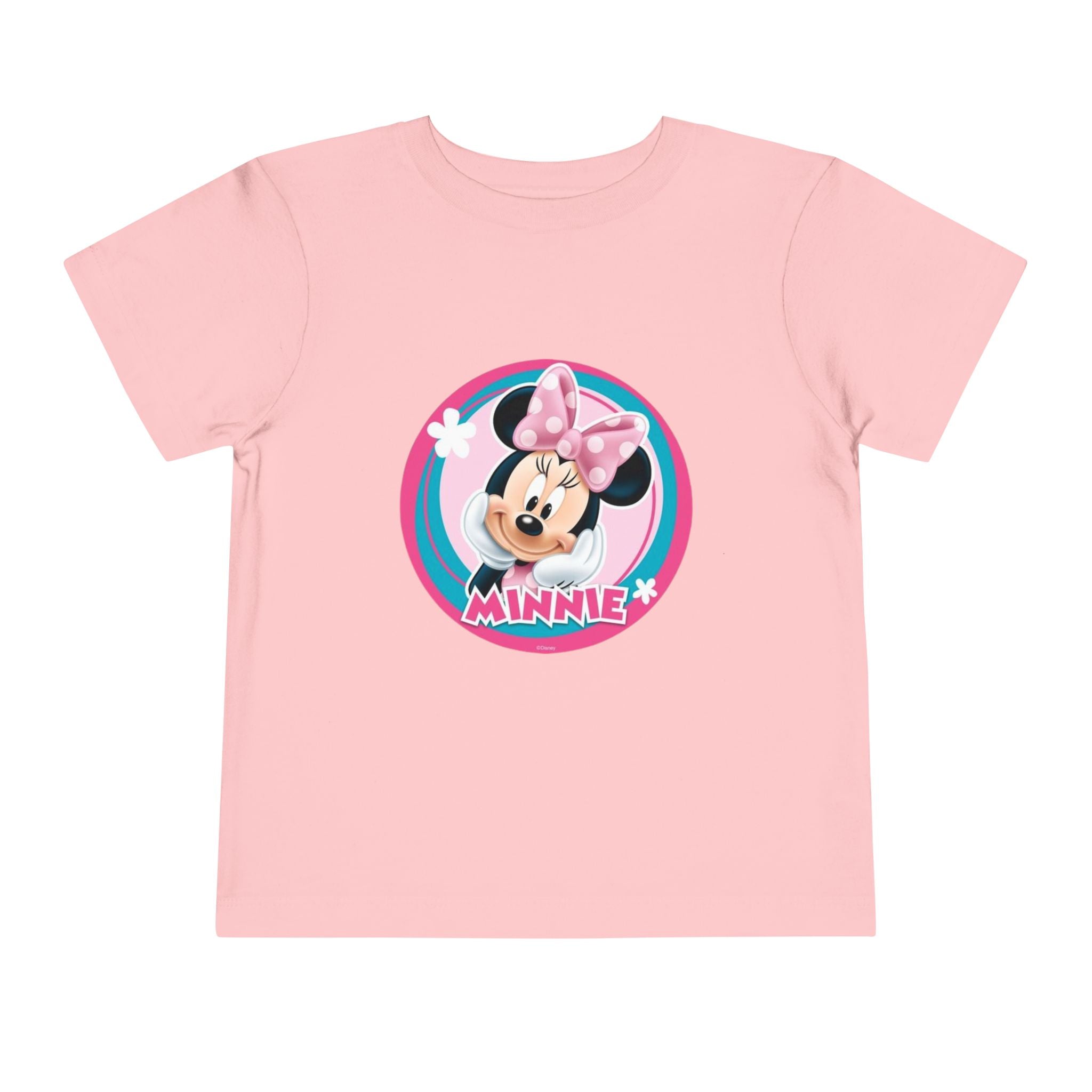 Minnie Mouse Toddler Tee - Cute Short Sleeve Shirt for Kids