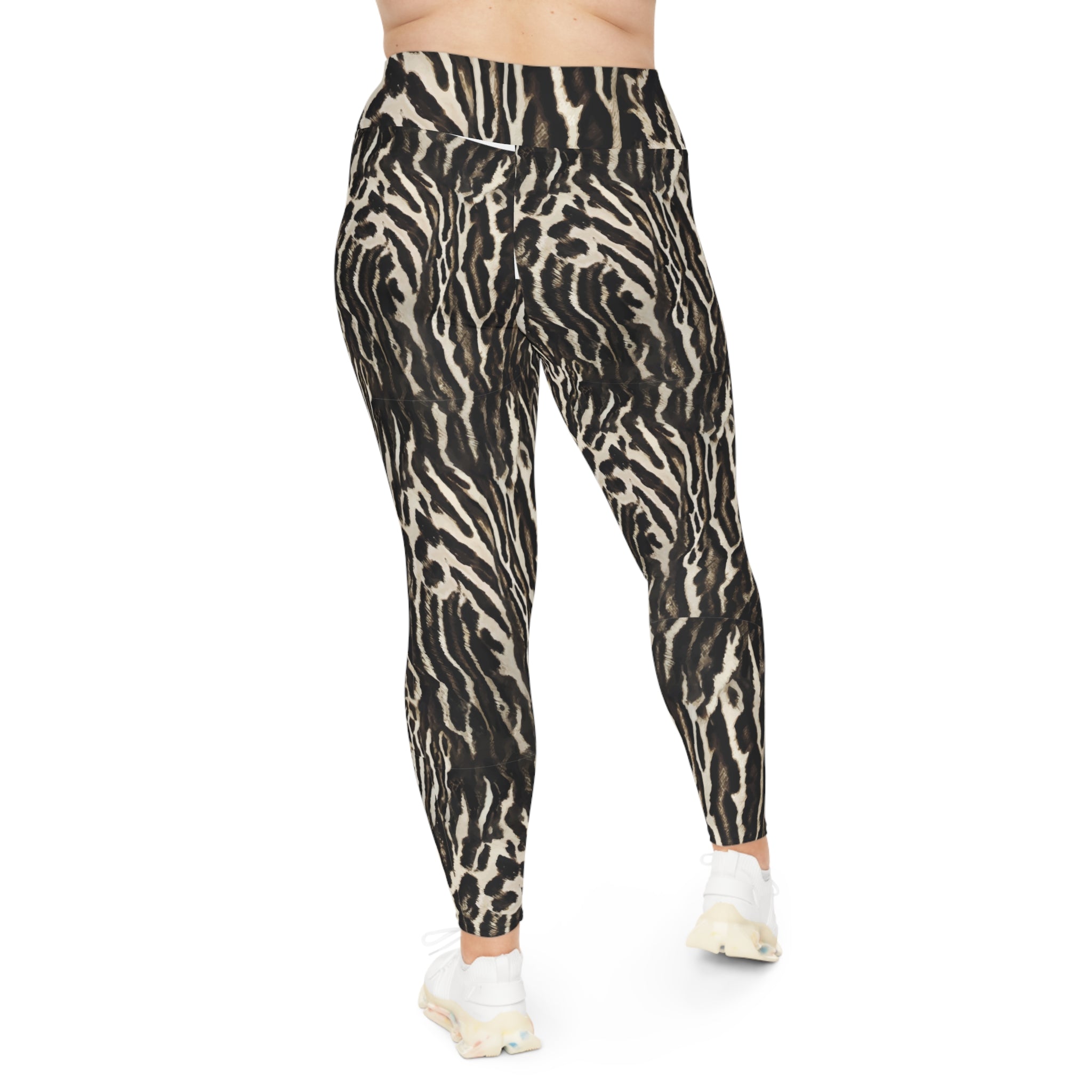 Wild Print Plus Size Leggings for Comfort & Style
