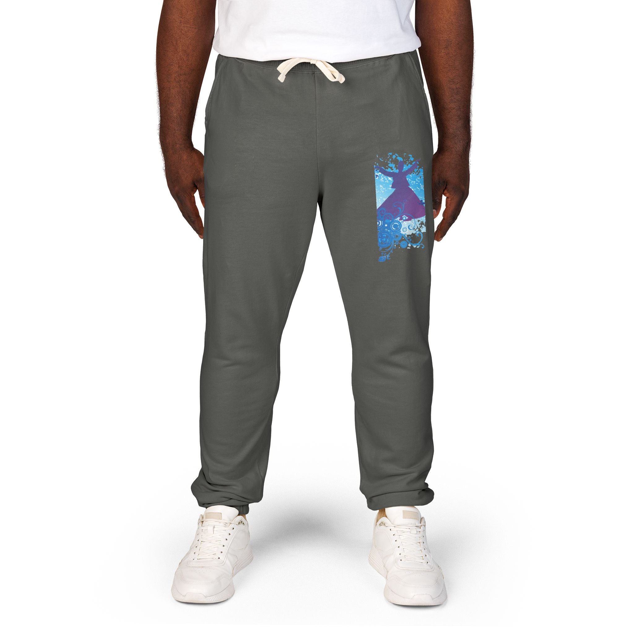 Garment-Dyed Fleece Sweatpants for Relaxation, Cozy Lounge Wear, Everyday Comfort, Gift for Chill Days, Perfect for Home and Travel