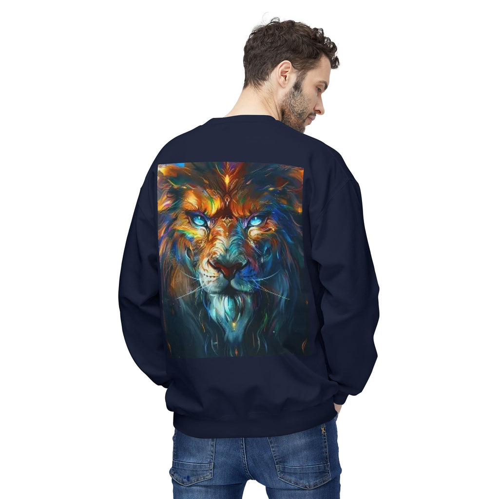Vibrant Lion Crewneck Sweatshirt, Cozy Fleece Sweatshirt for Animal Lovers, Gift for Wildlife Enthusiasts, Stylish Casual Wear, [...]