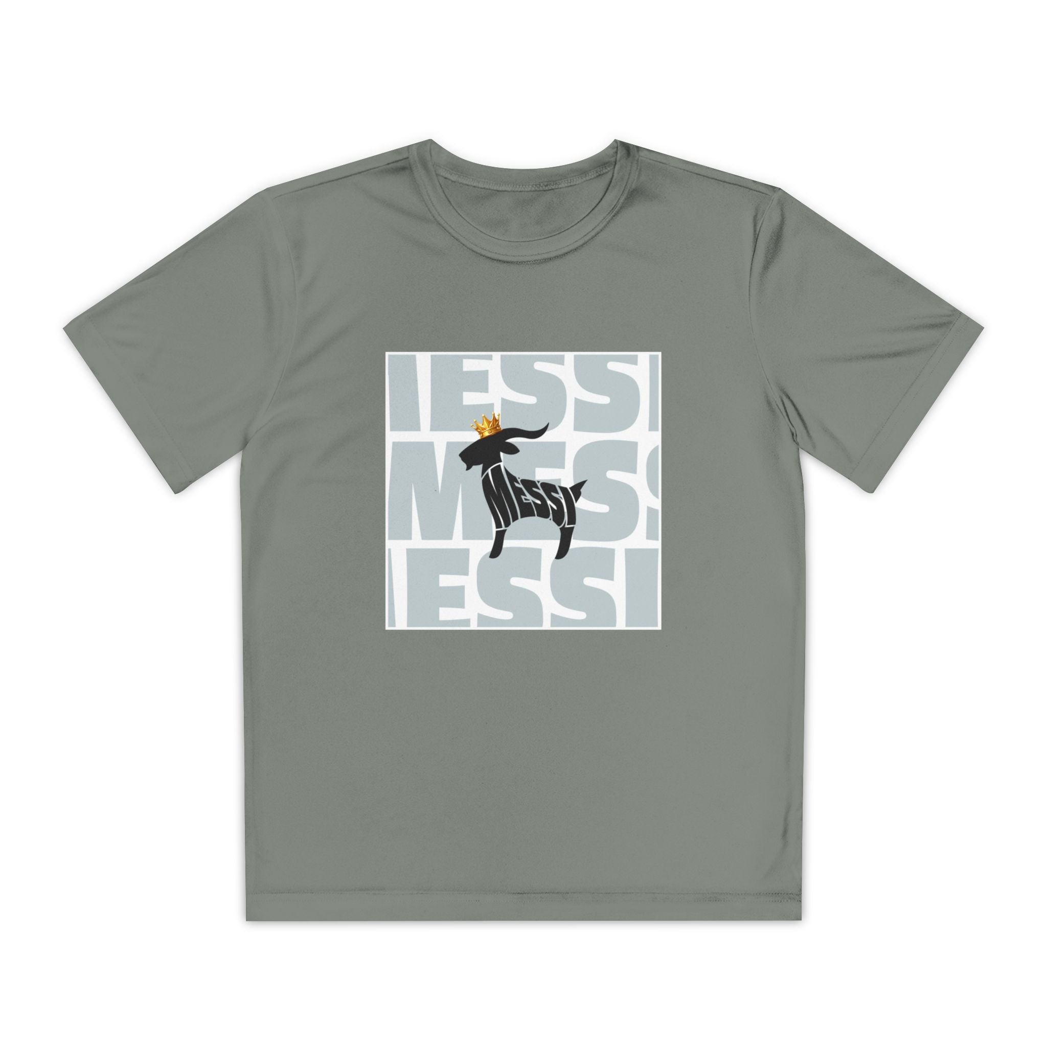 Youth Soccer Graphic Tee - Messi & GOAT Designs