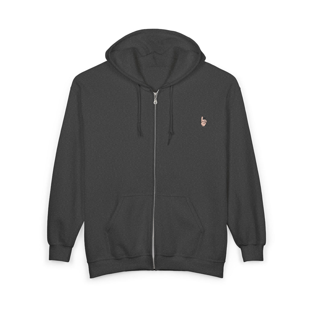 Cozy Unisex Full Zip Hoodie for Casual Comfort