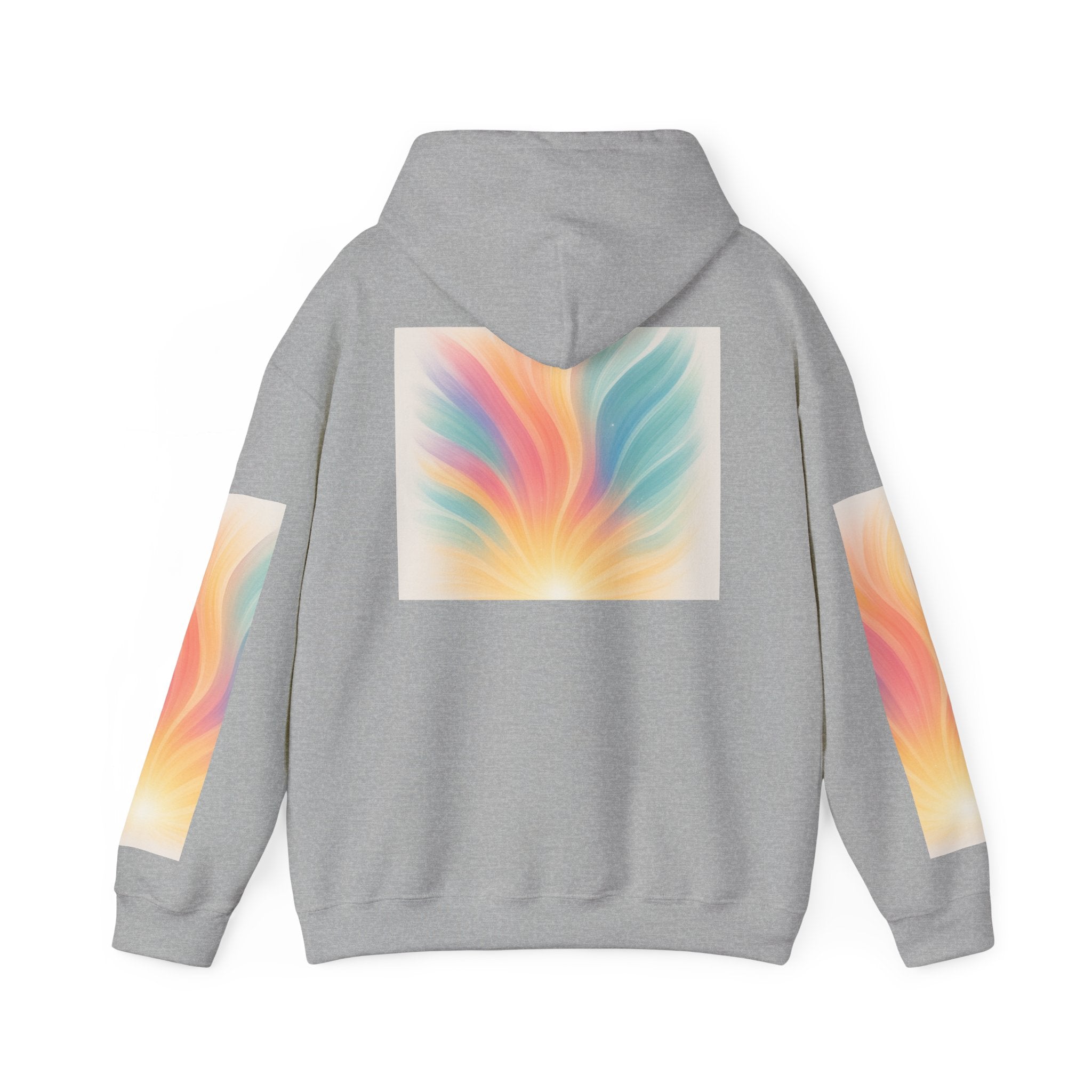 Vibrant Gradient Hooded Sweatshirt - Cozy Layer, Perfect for Casual Days, Gift for Art Lovers, Unisex Style, Spring Fashion, Everyday [...]