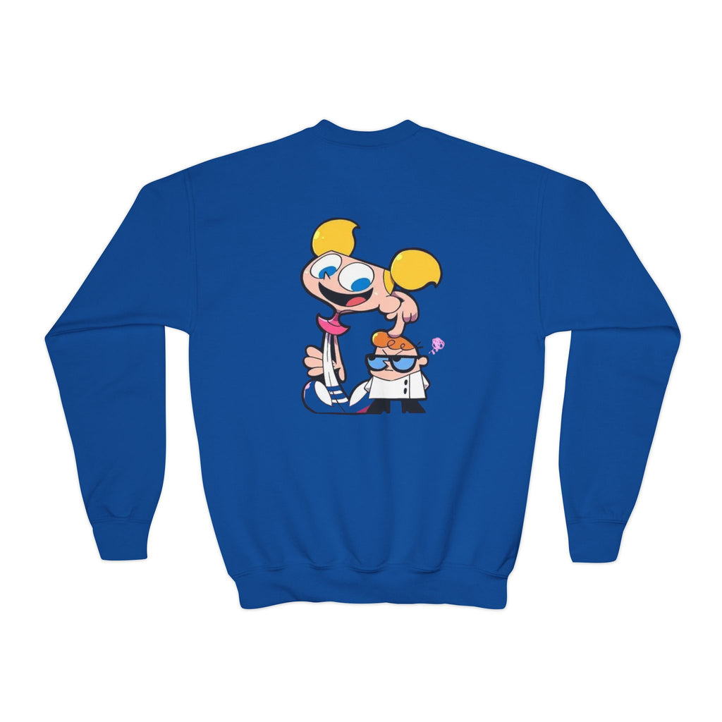 Big Strategy Youth Crewneck Sweatshirt - Fun Cartoon Design