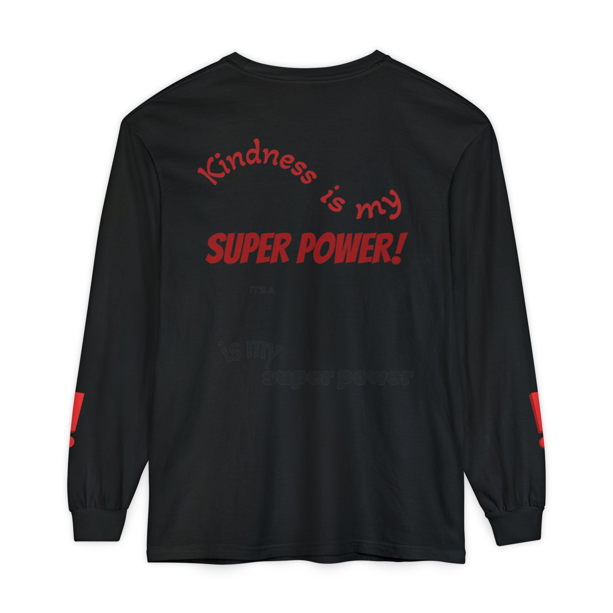 Superboy Long Sleeve T-Shirt - Kindness is My Superpower, Gift for Kids, Youth Apparel, Casual Wear, Birthday, Empowerment Shirt