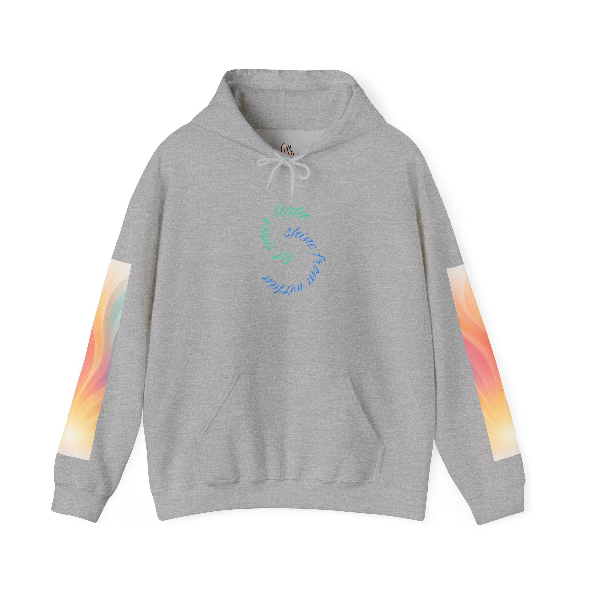 Vibrant Gradient Hooded Sweatshirt - Cozy Layer, Perfect for Casual Days, Gift for Art Lovers, Unisex Style, Spring Fashion, Everyday [...]