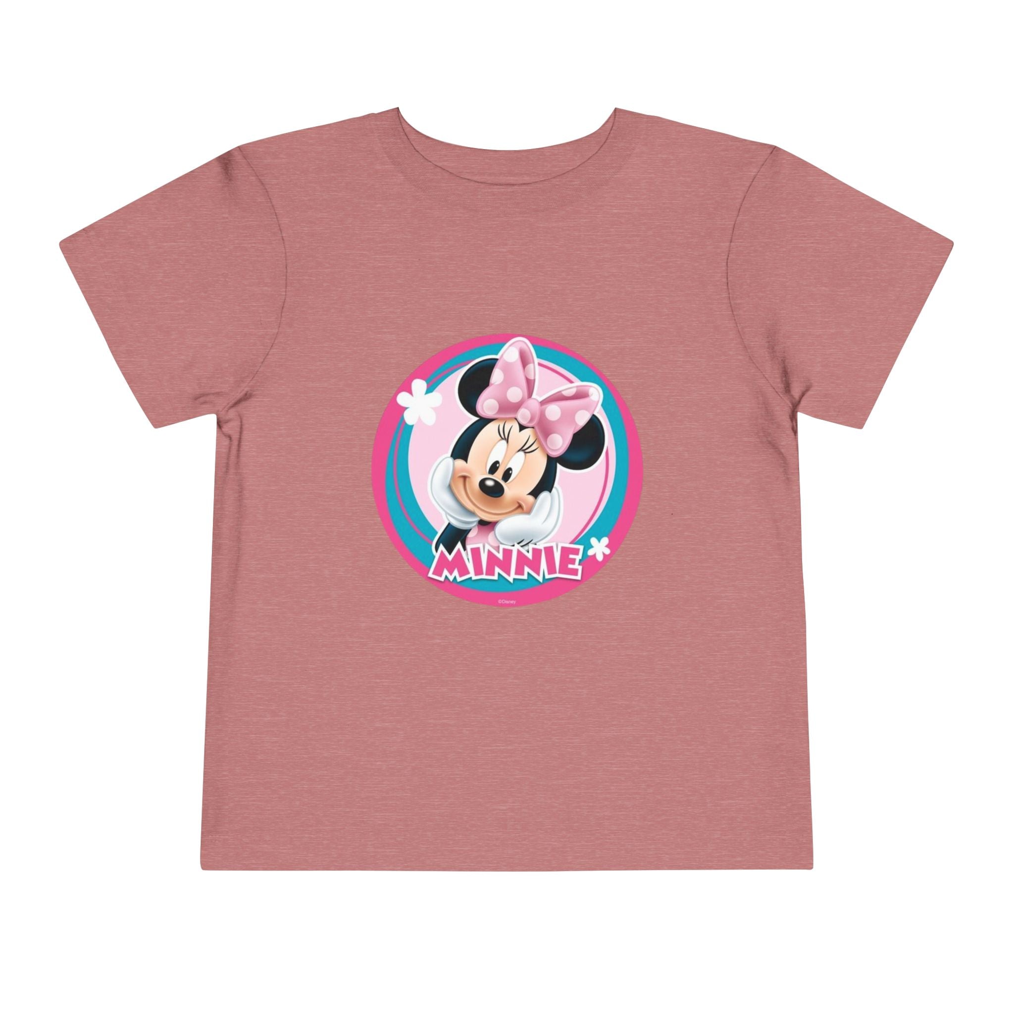 Minnie Mouse Toddler Tee - Cute Short Sleeve Shirt for Kids